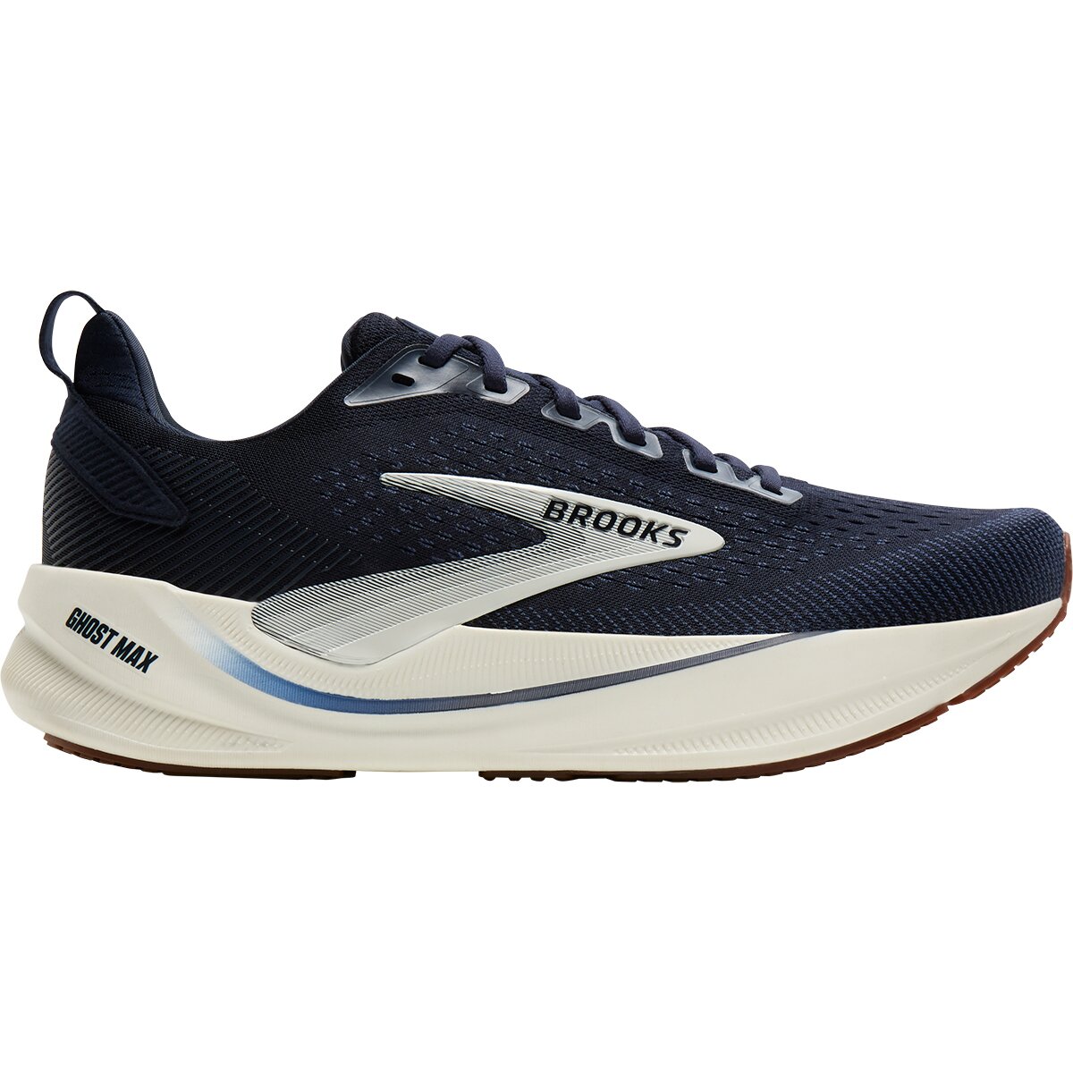 Image of Brooks Ghost Max 4 Running Shoe - Men's Navy/Navy/Biscuit, 10.5