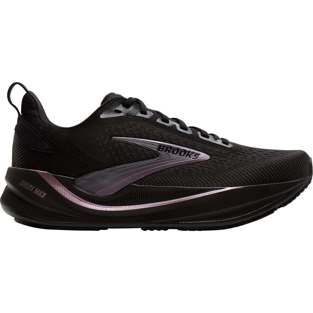 Image of Brooks Ghost Max 4 Running Shoe - Women's Black/Black/Rose Gold, 12.0
