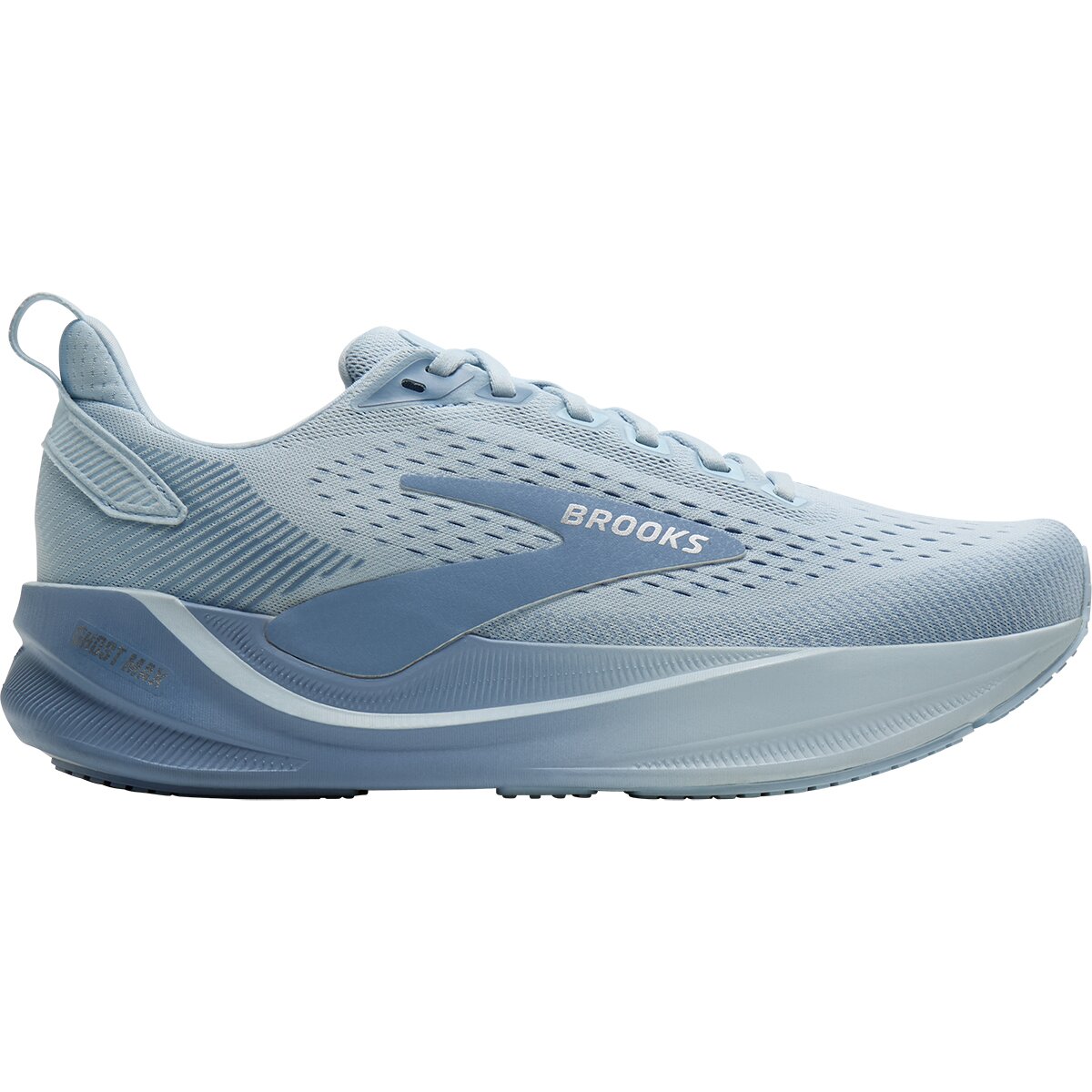 Image of Brooks Ghost Max 4 Running Shoe - Women's Blue/Blue/Chrome, 7.5