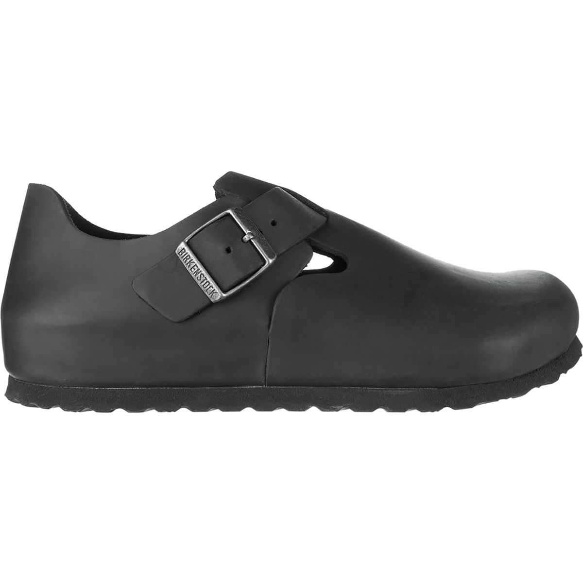 Image of Birkenstock London Leather Shoe - Women's Black Oiled Leather, 39.0