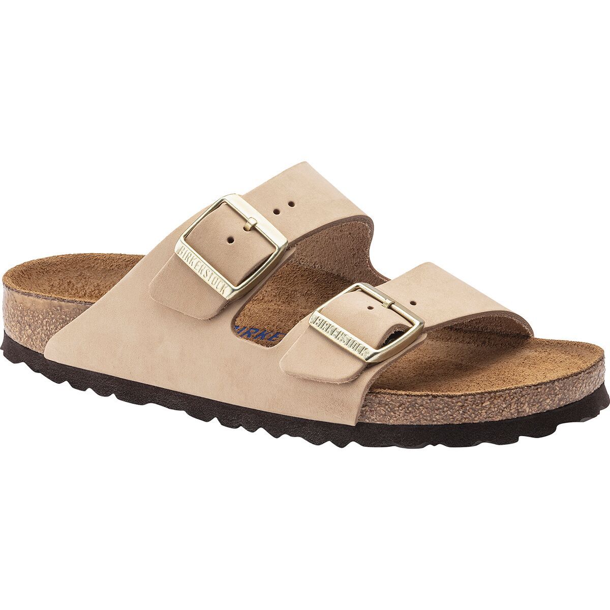 Image of Birkenstock Arizona Soft Footbed Sandal - Women's Sandcastle Nubuck, 39.0