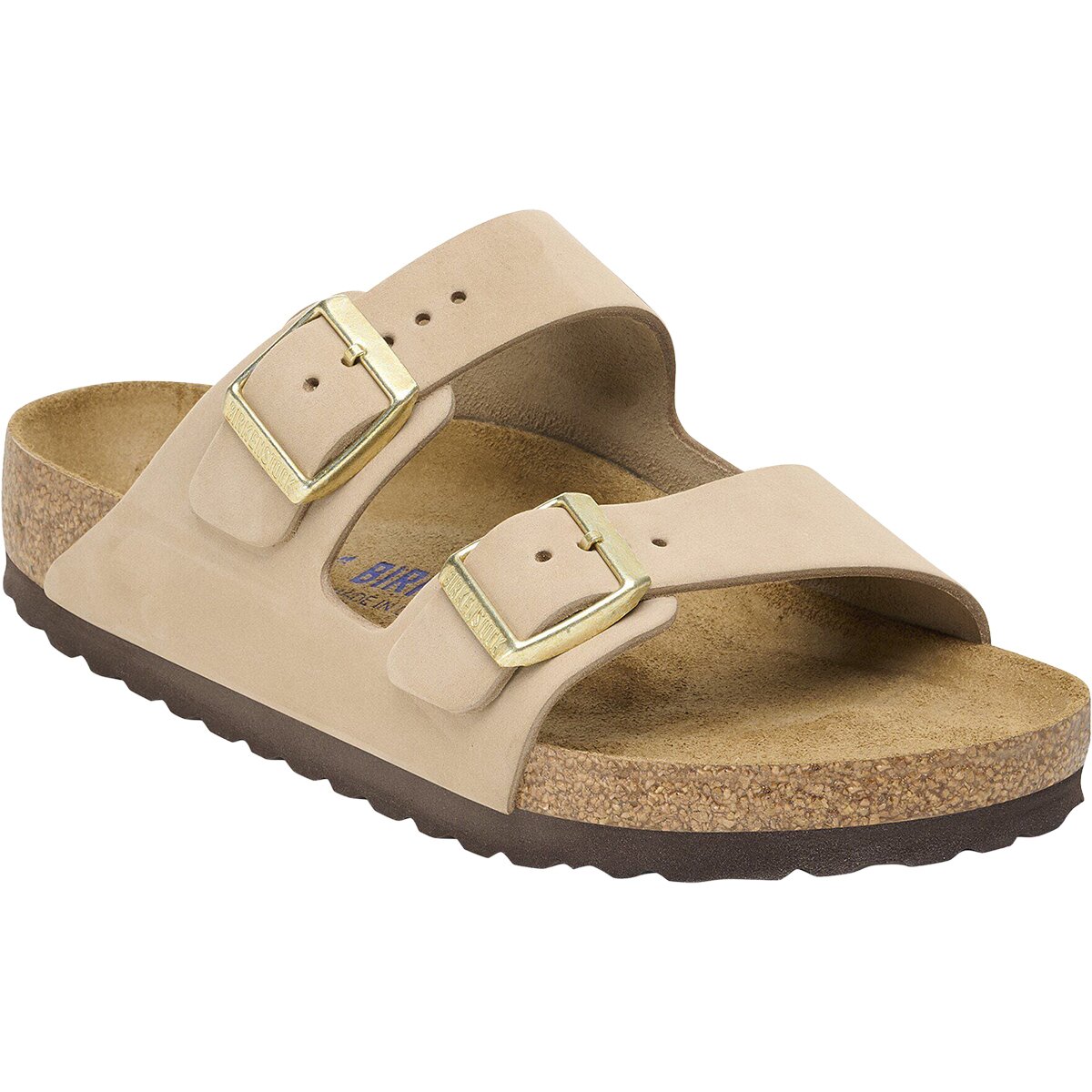 Image of Birkenstock Arizona Soft Footbed Sandal - Women's Sandcastle Nubuck, 37.0