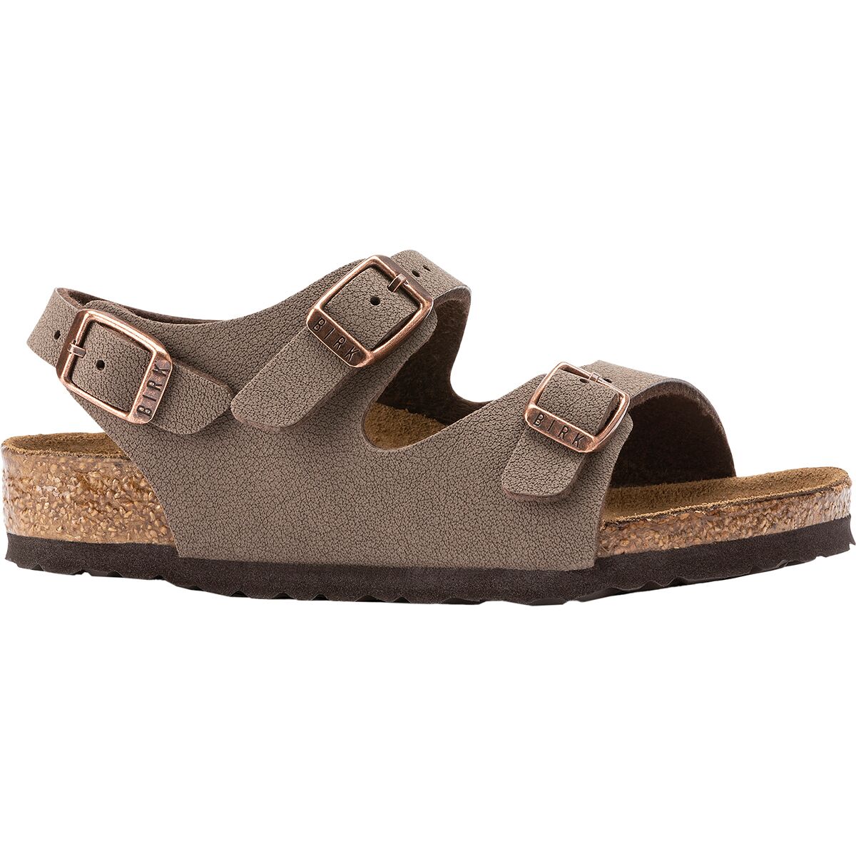 Image of Birkenstock Roma Sandal - Kids' Mocha Birkibuc, 28.0