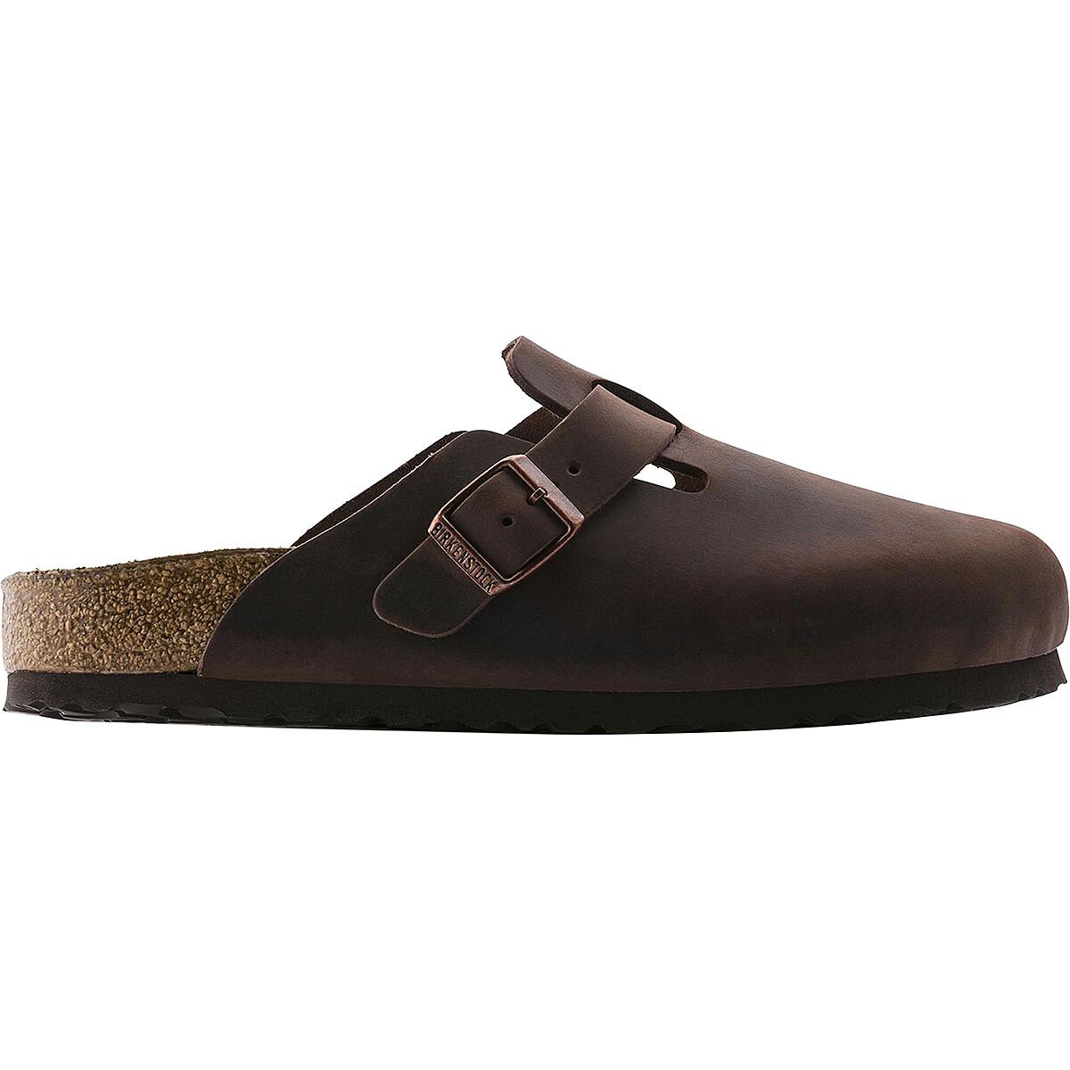 Image of Birkenstock Boston Soft Footbed Leather Narrow Clog - Women's Habana Oiled Leather, 37.0
