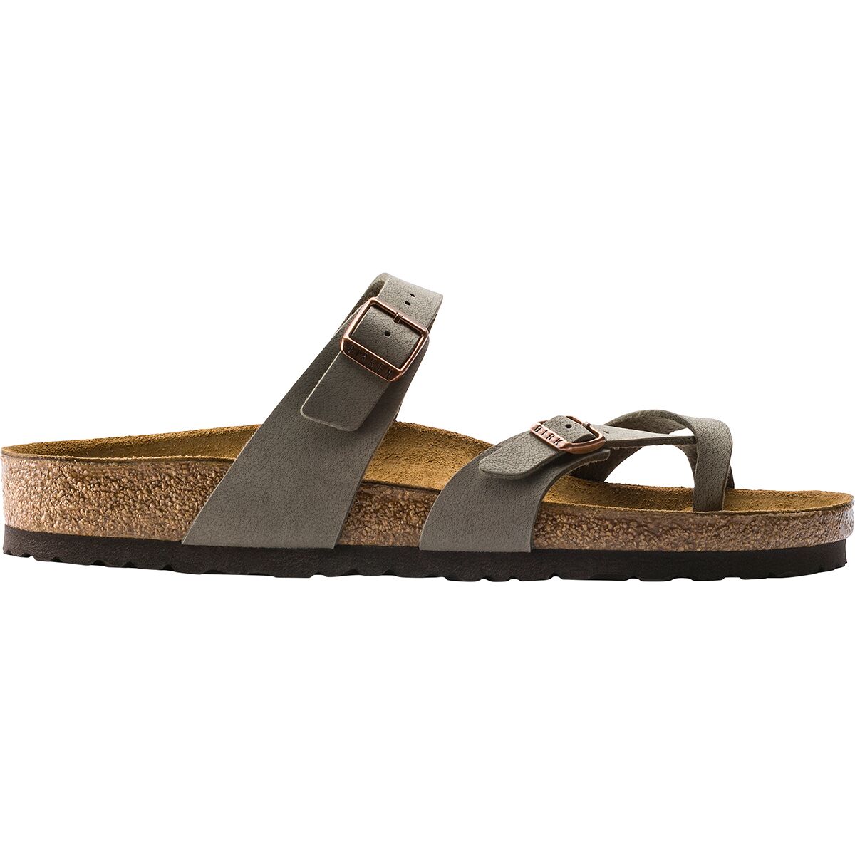 Image of Birkenstock Mayari Sandal - Women's Stone Birkibuc, 39.0