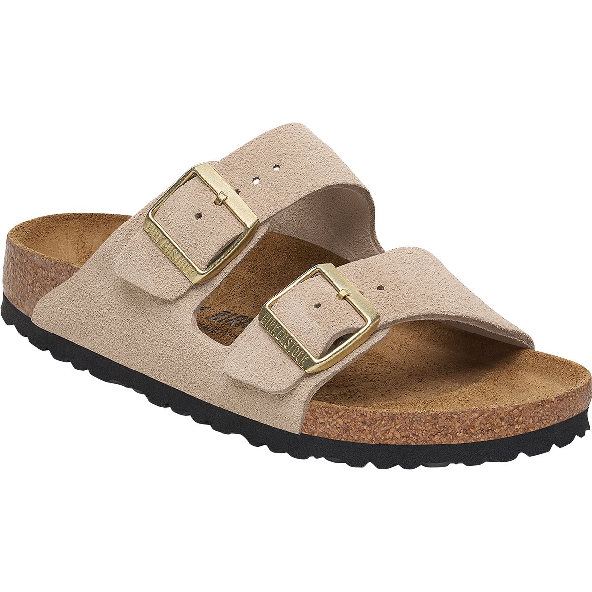 Image of Birkenstock Arizona Suede Narrow Sandal - Women's Sandcastle Suede, 37.0