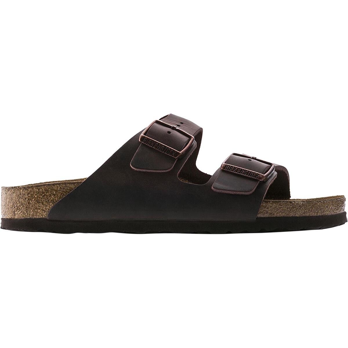 Image of Birkenstock Arizona Soft Footbed Leather Sandal - Men's Habana Oiled Leather, 46.0