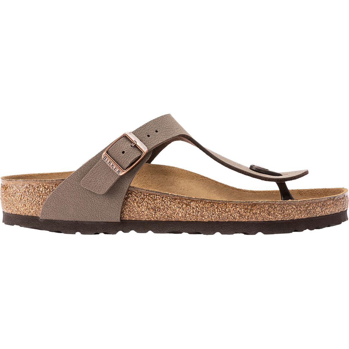 Image of Birkenstock Gizeh Sandal - Women's Mocha Birkibuc, 41.0