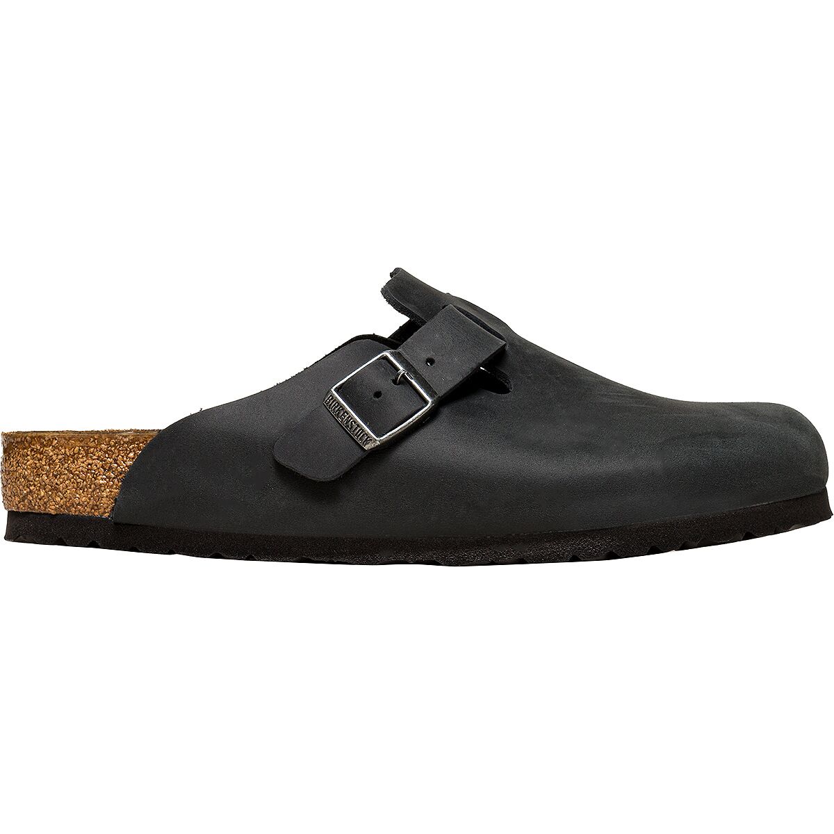 Image of Birkenstock Boston Leather Clog - Women's Black Oiled Leather, 38.0