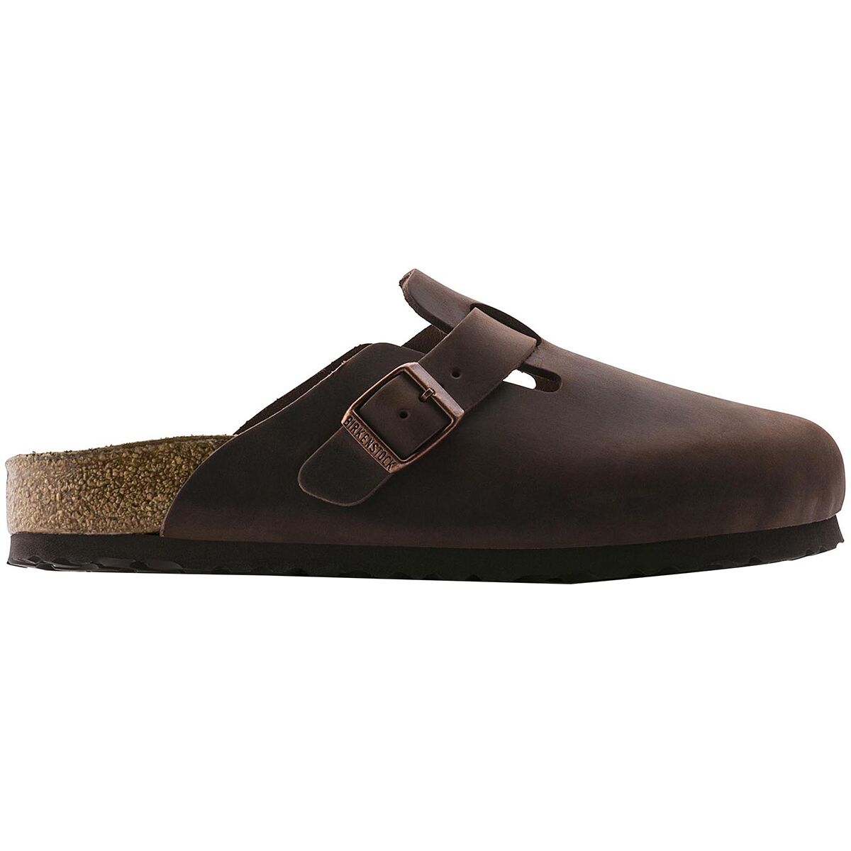 Image of Birkenstock Boston Soft Footbed Leather Clog - Women's Habana Oiled Leather, 36.0