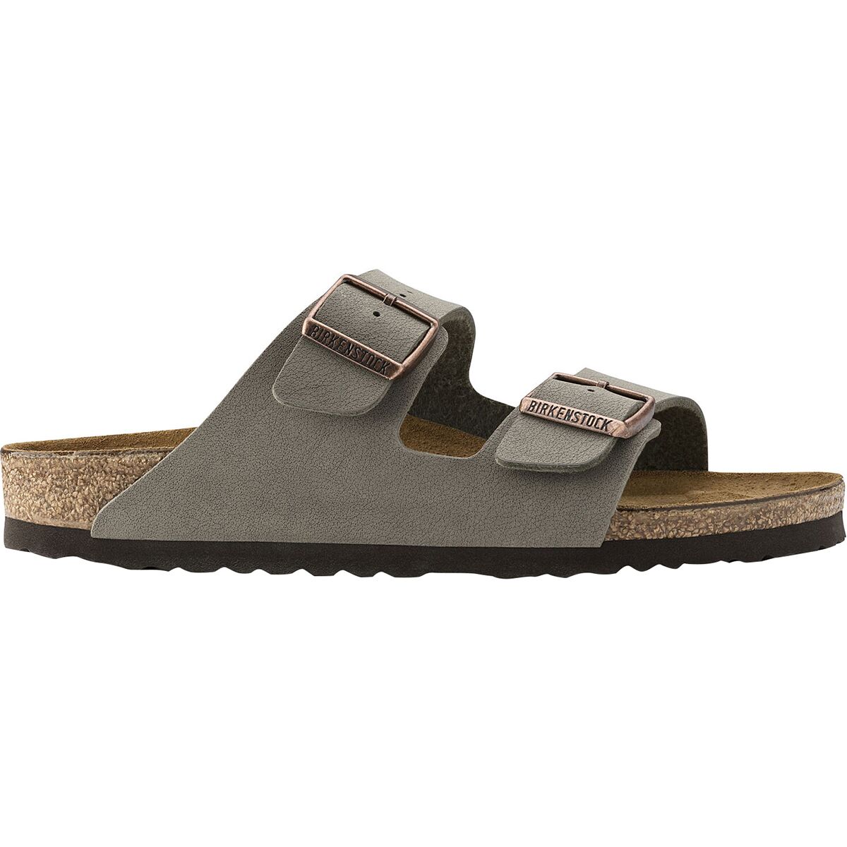 Image of Birkenstock Arizona Sandal - Women's Stone Birkibuc, 41.0