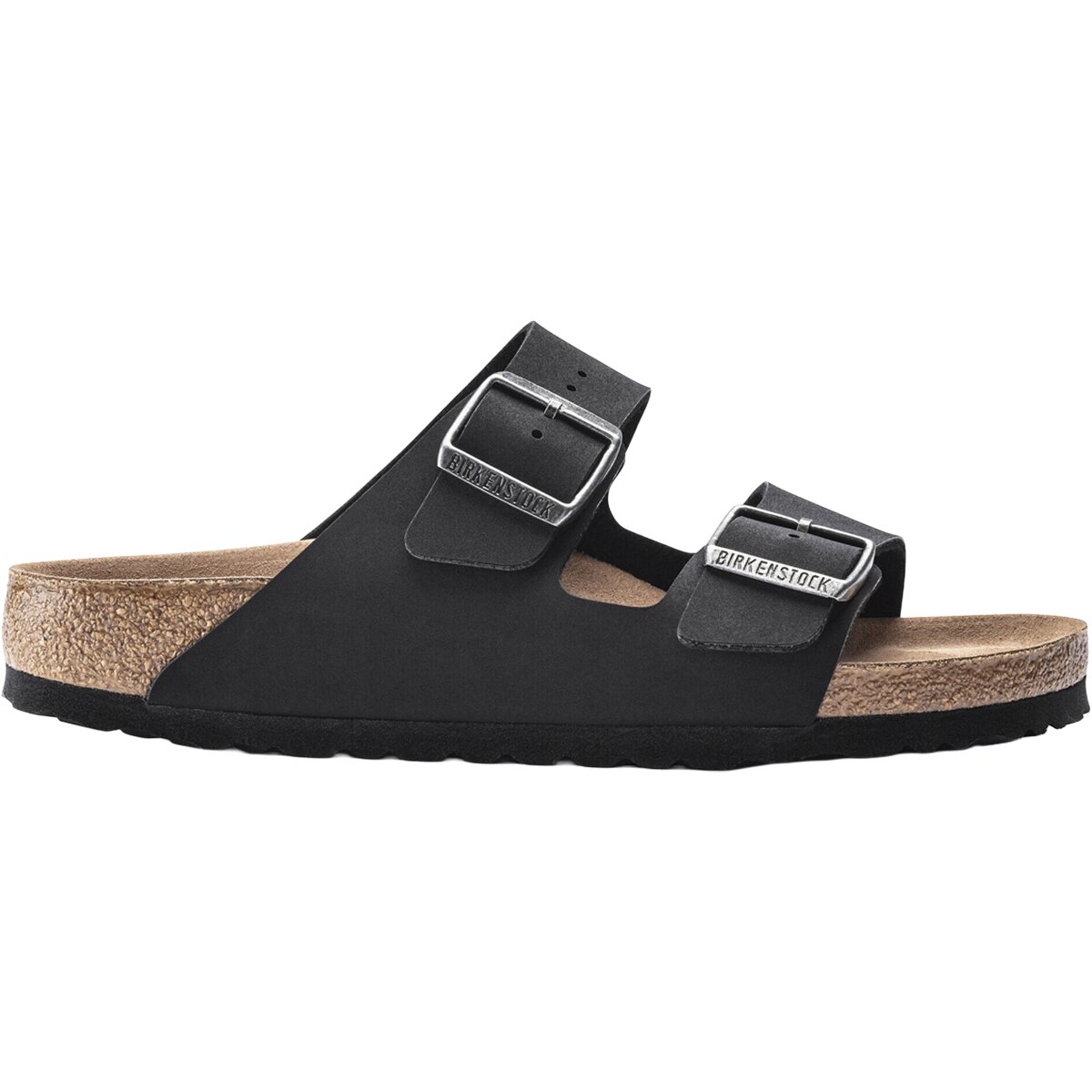 Birkenstock Birkenstock Arizona Vegan Narrow Sandal - Women's Black Birkibuc, 39.0