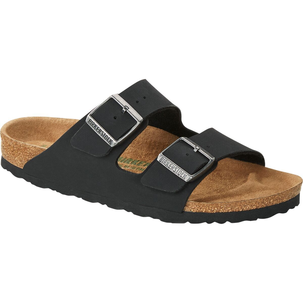 Image of Birkenstock Arizona Vegan Narrow Sandal - Women's Black Birkibuc, 39.0