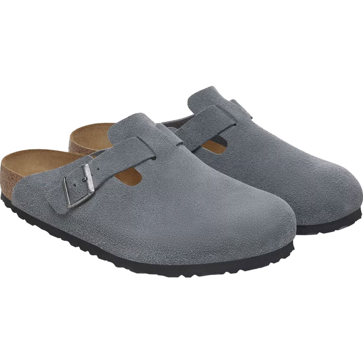 (取寄) ビルケンシュトック レディース ボストン ソフト フットベッド スエード ナロー クロッグ - ウィメンズ Birkenstock women Boston Soft Footbed Suede Narrow Clog - Women's Basalt Gray Suede BASGRASUE_D5.jpg