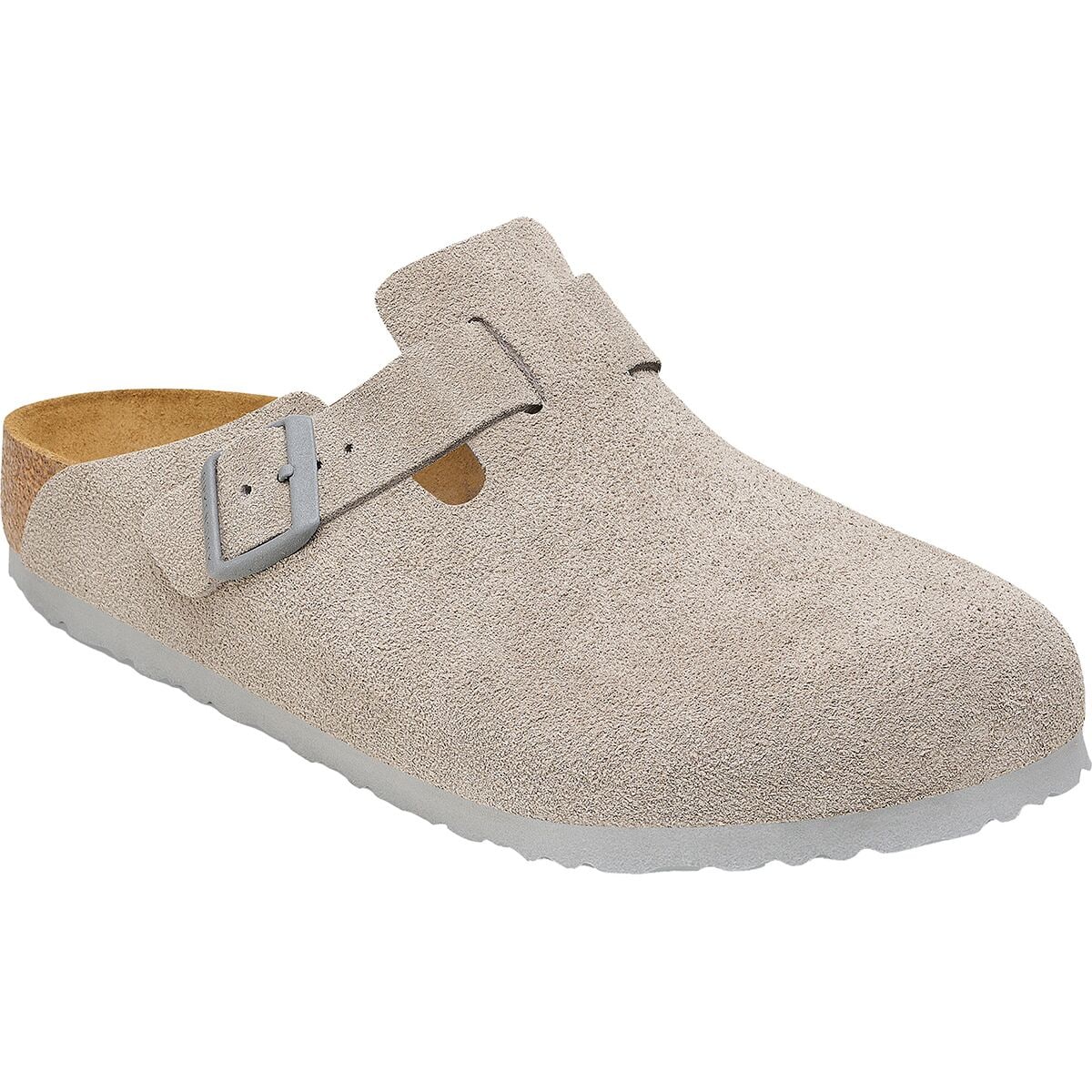 Birkenstock Boston Soft Footbed Suede Narrow Clog - Women