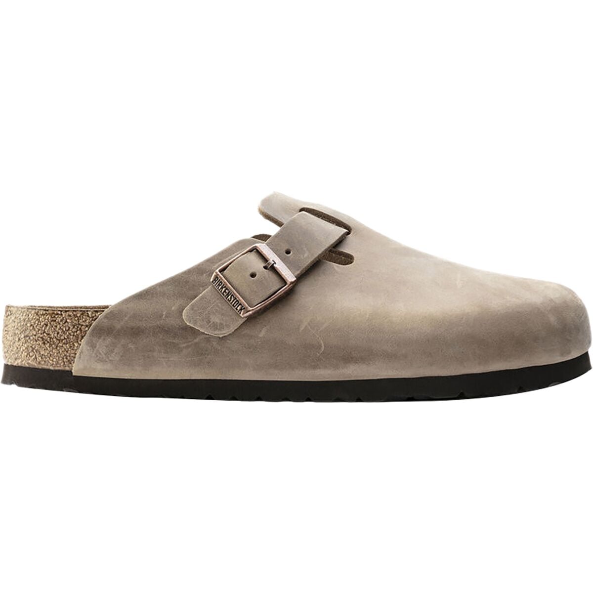 Birkenstock Men's Boston Suede Slide-On Soft Footbed Clogs