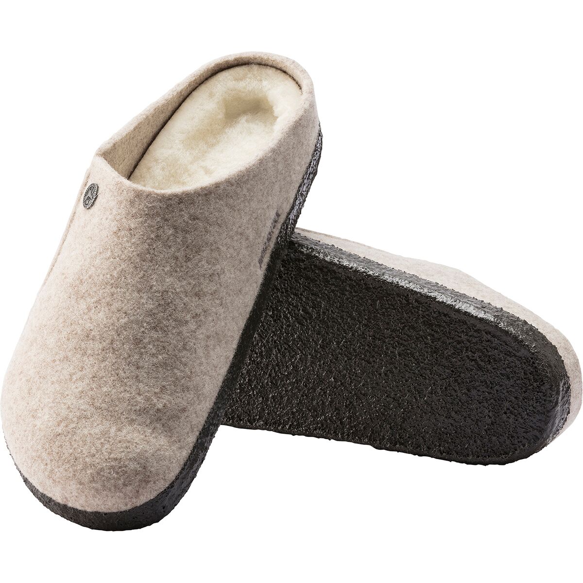 birkenstock zermatt shearling narrow slippers