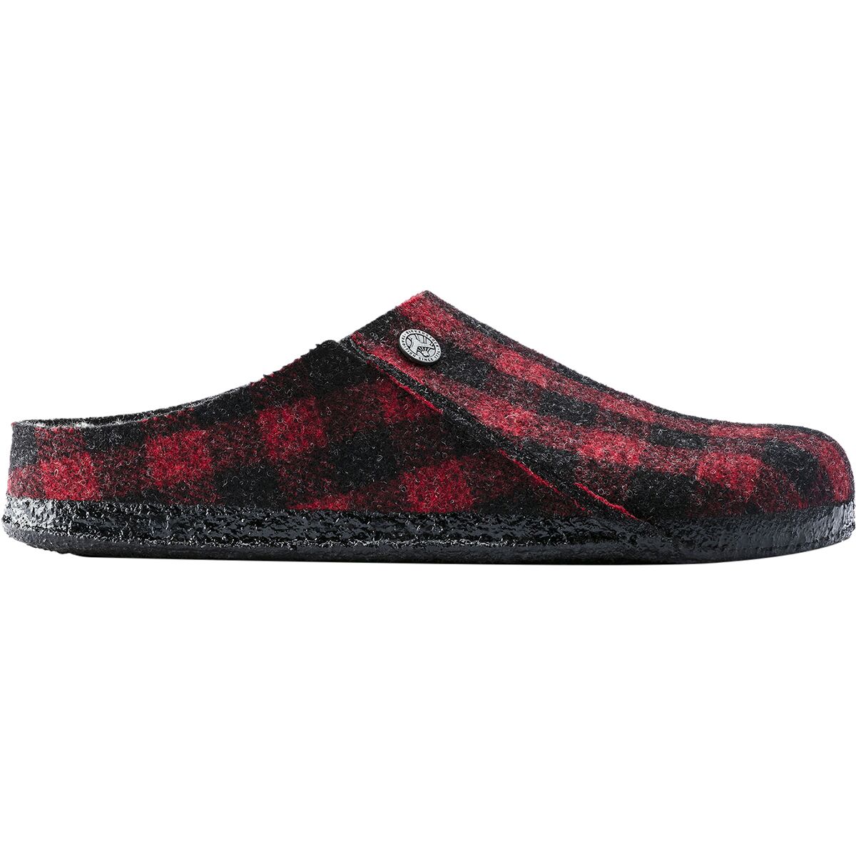 Birkenstock Birkenstock Zermatt Shearling Lined Slipper - Men's Plaid Red/Natural Wool Shearling, 43.0