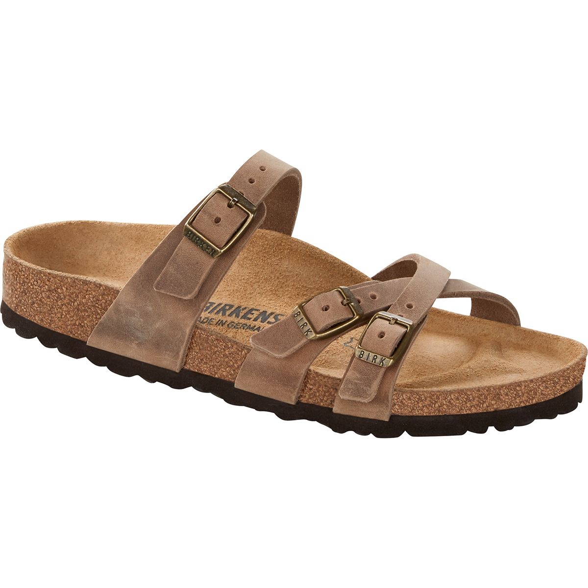 Image of Birkenstock Franca Sandal - Women's Tobacco Oiled Leather, 37.0