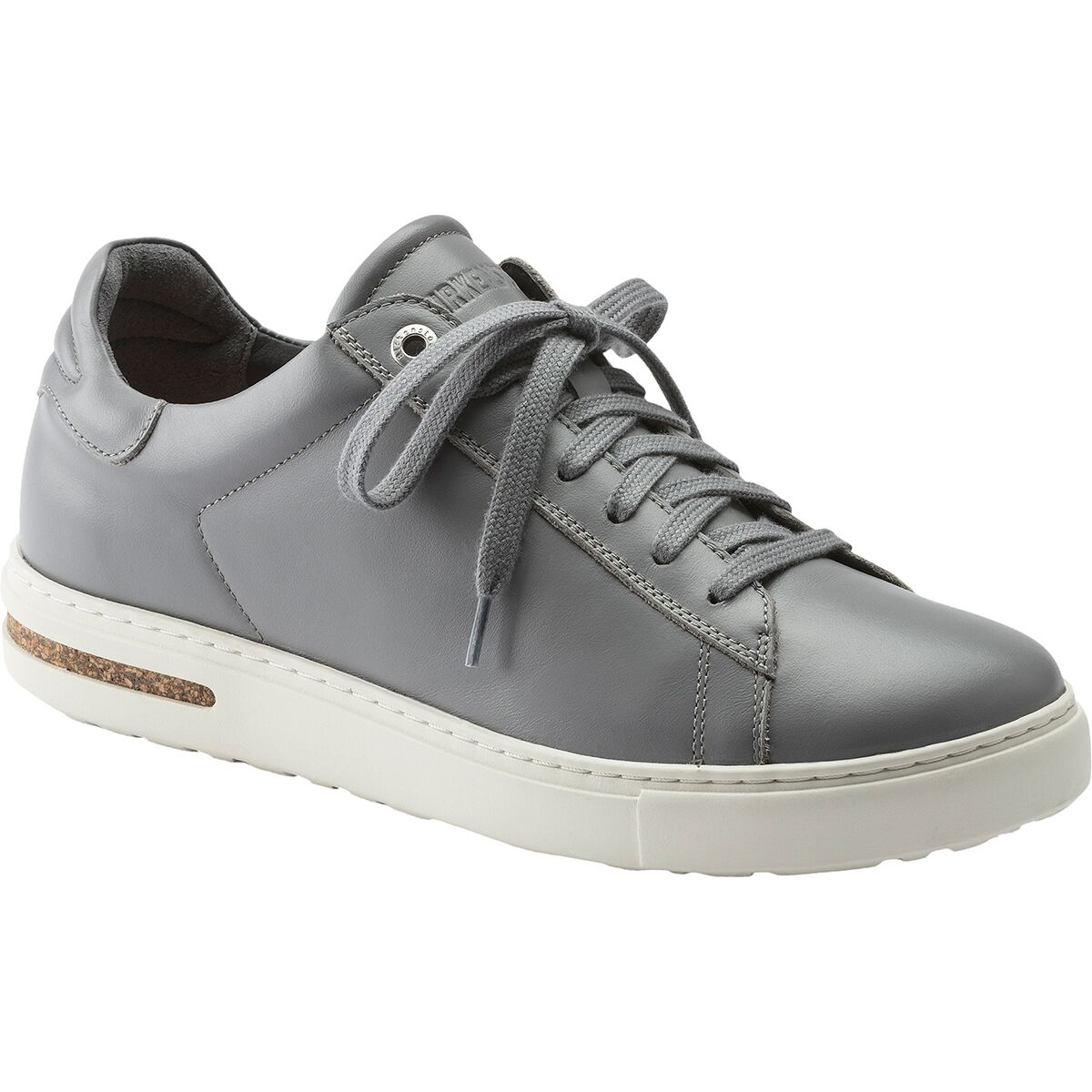 Image of Birkenstock Bend Shoe - Men's Gray Leather, 45.0