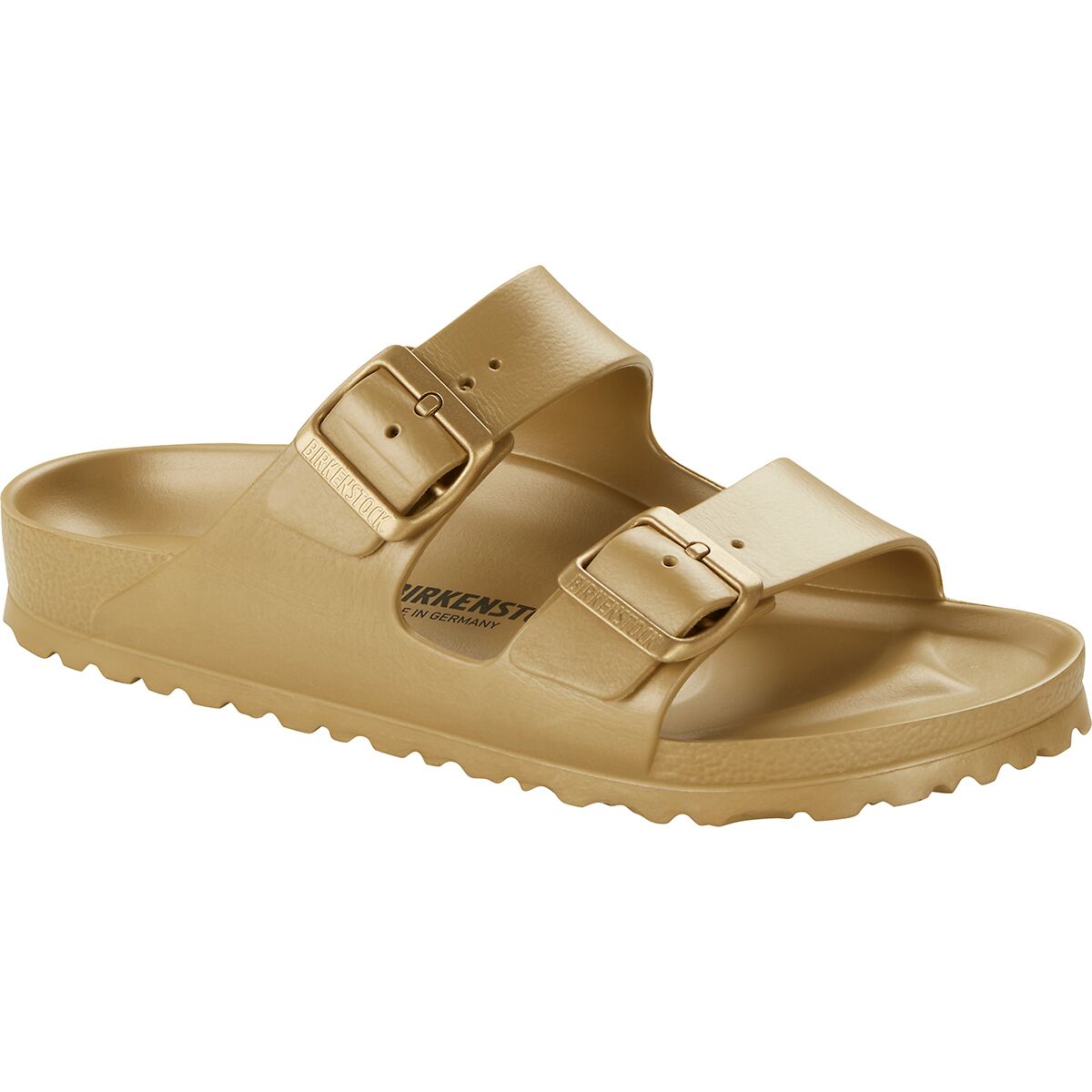 Image of Birkenstock Arizona EVA Narrow Sandal - Women's Metallic Gold EVA, 37.0