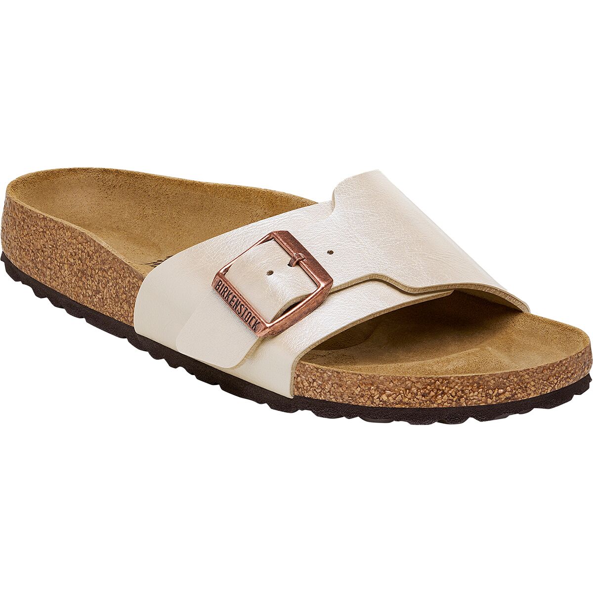 Birkenstock Birkenstock Catalina Narrow Sandal - Women's Graceful Pearl White Birko-Flor, 38.0