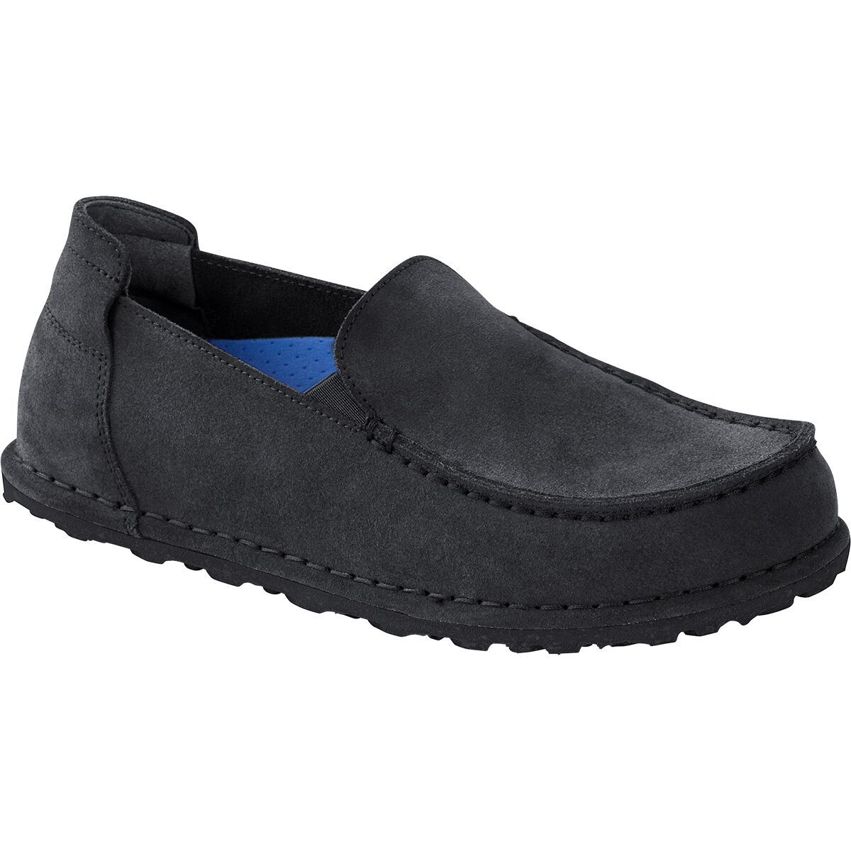 Image of Birkenstock Utti Slip On Shoe - Men's Black Suede, 43.0