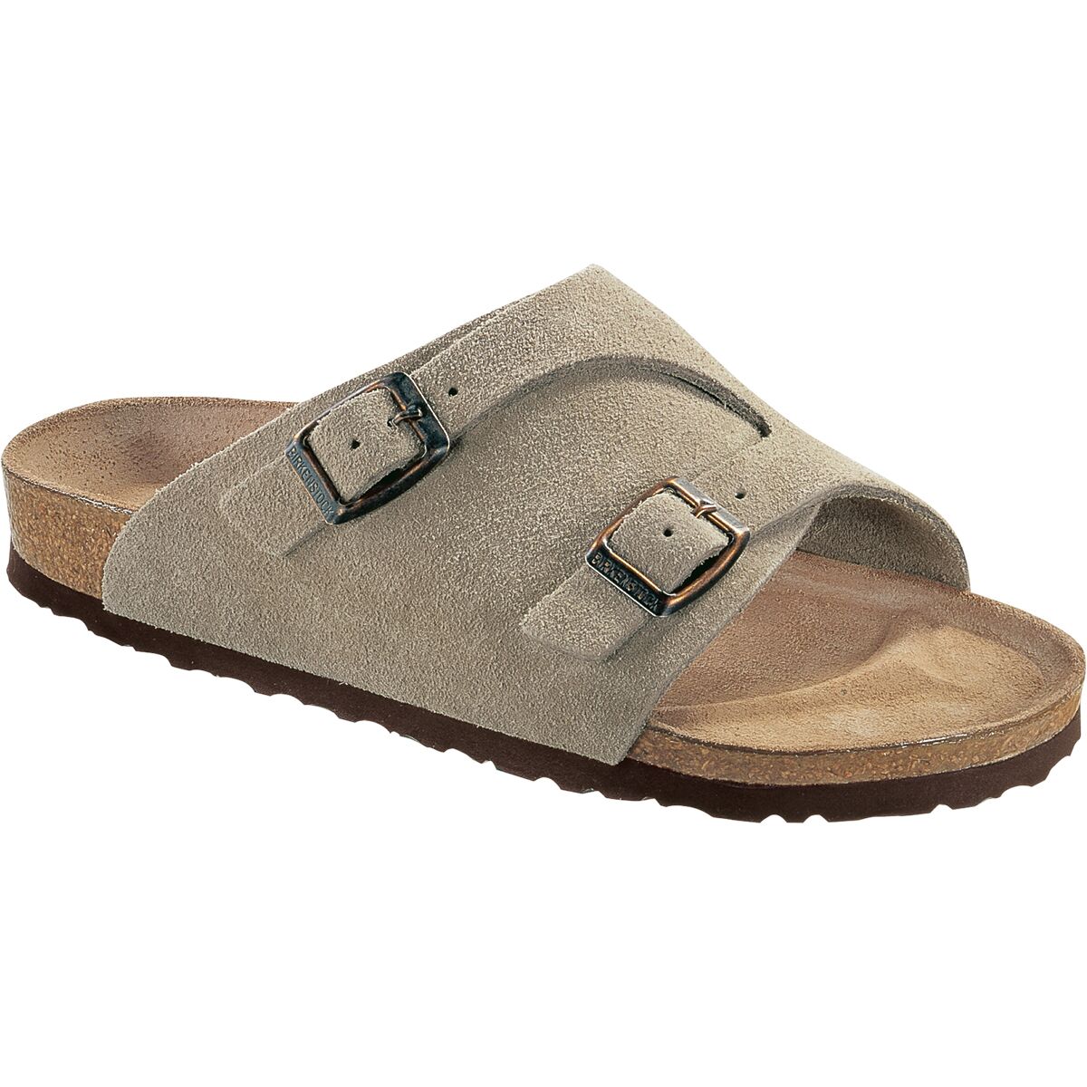 Birkenstock Birkenstock Zurich Suede Narrow Sandal - Women's Taupe Suede, 38.0