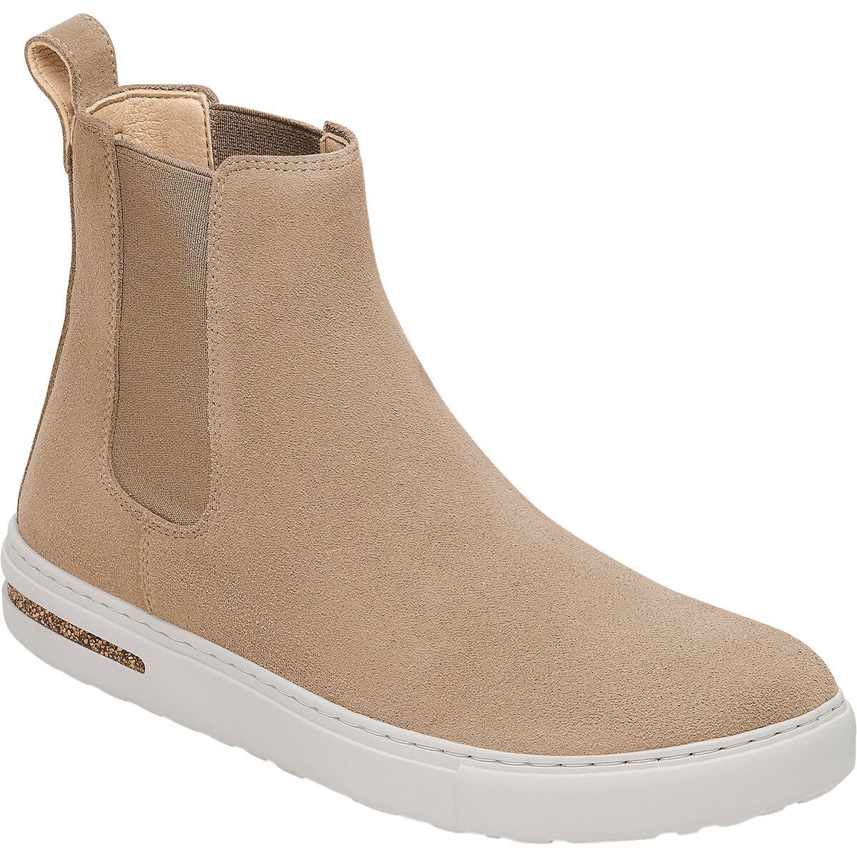 Image of Birkenstock Bend Chelsea Suede Boot - Men's Taupe Suede, 46.0