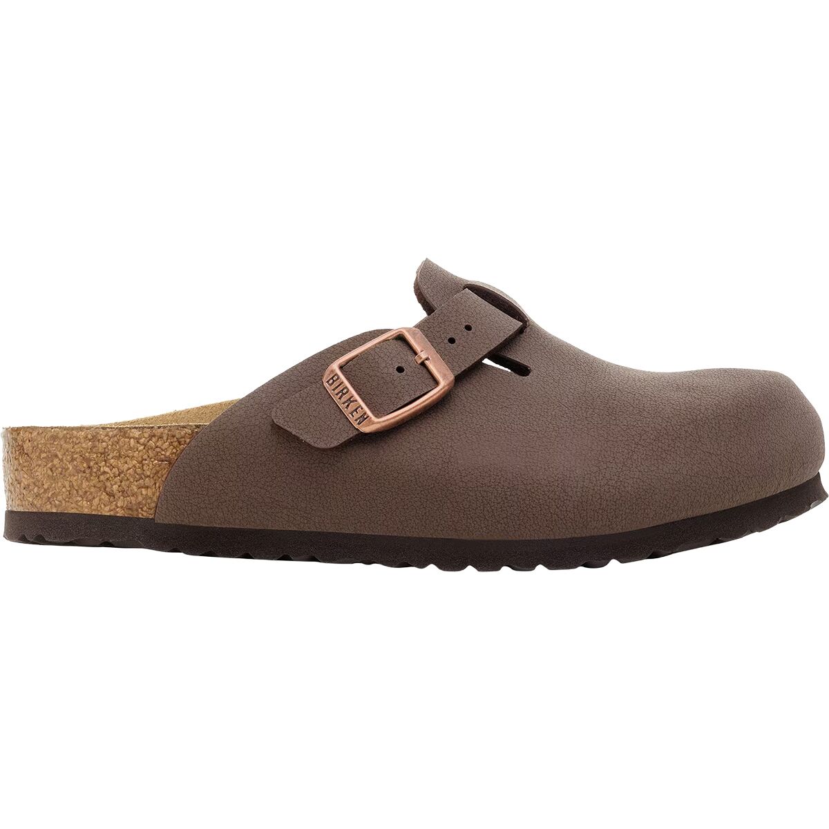 Image of Birkenstock Boston Clog - Kids' Mocha Birkibuc, 32.0