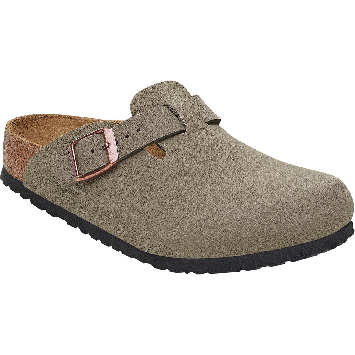 Image of Birkenstock Boston Clog - Kids' Stone Birkibuc, 30.0
