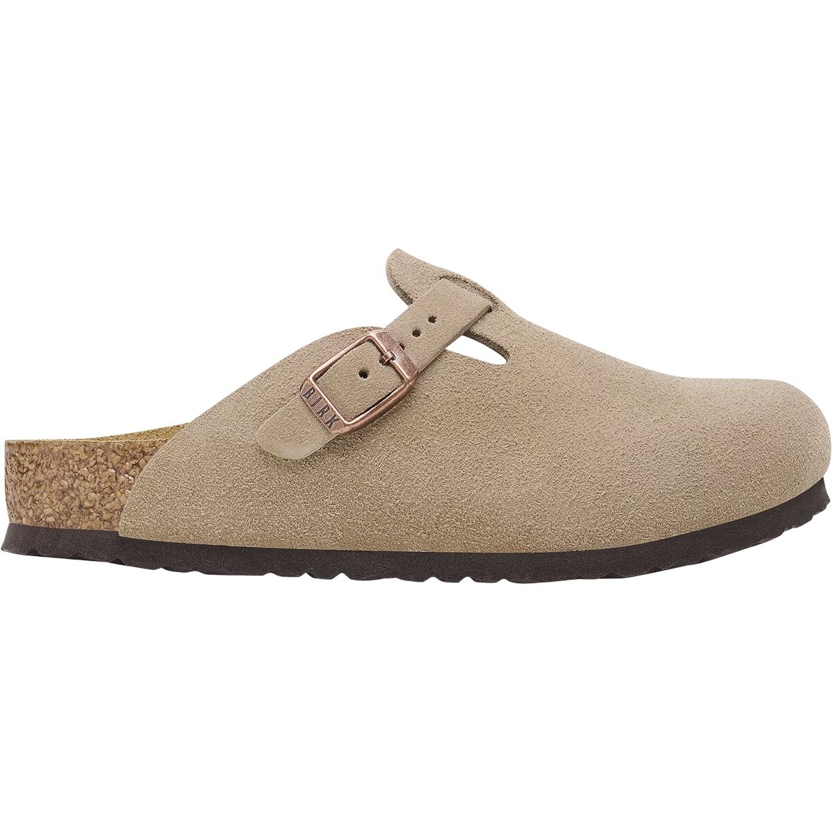 Image of Birkenstock Boston Clog - Kids' Taupe Suede, 33.0