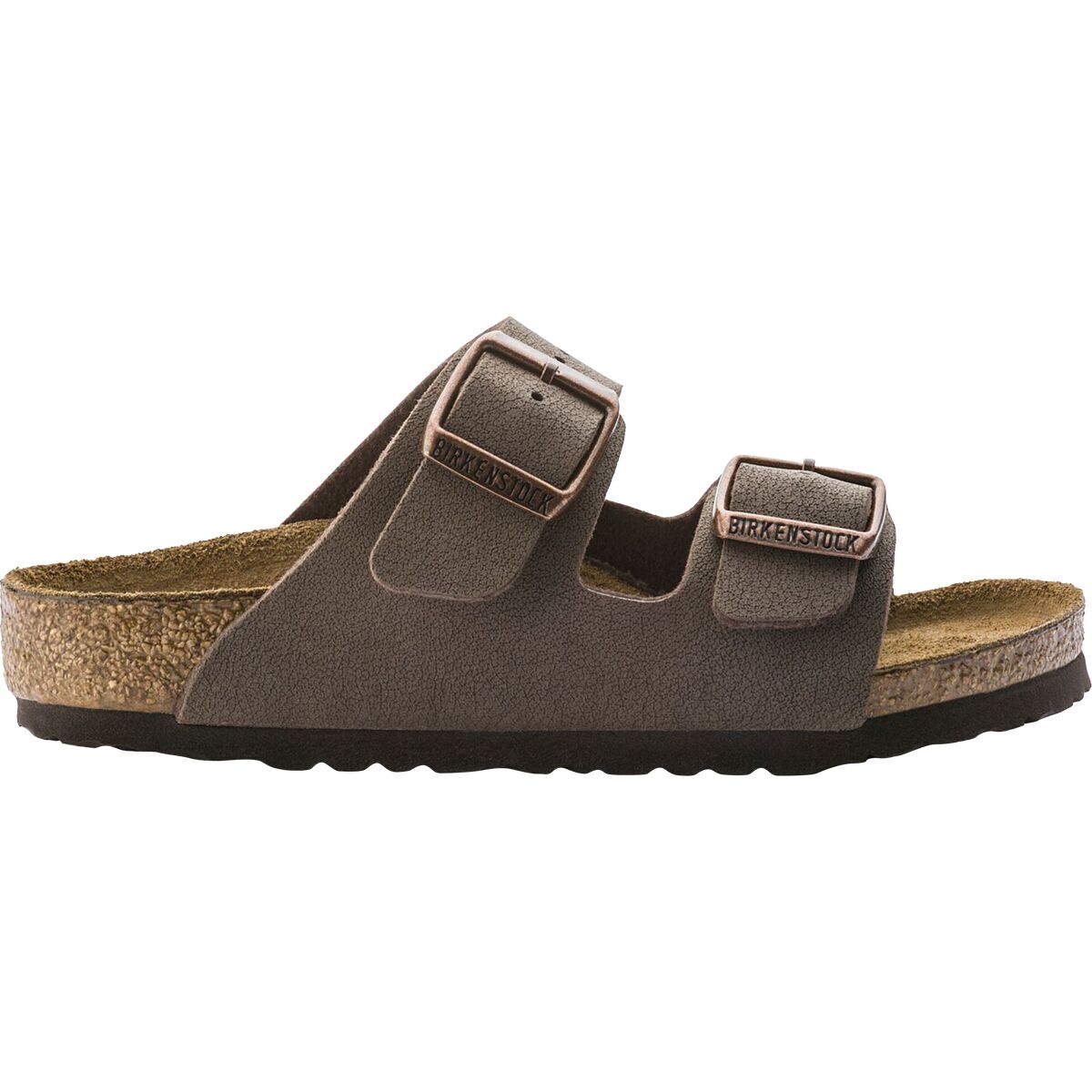 Image of Birkenstock Arizona Sandal - Kids' Mocha Birkibuc, 32.0