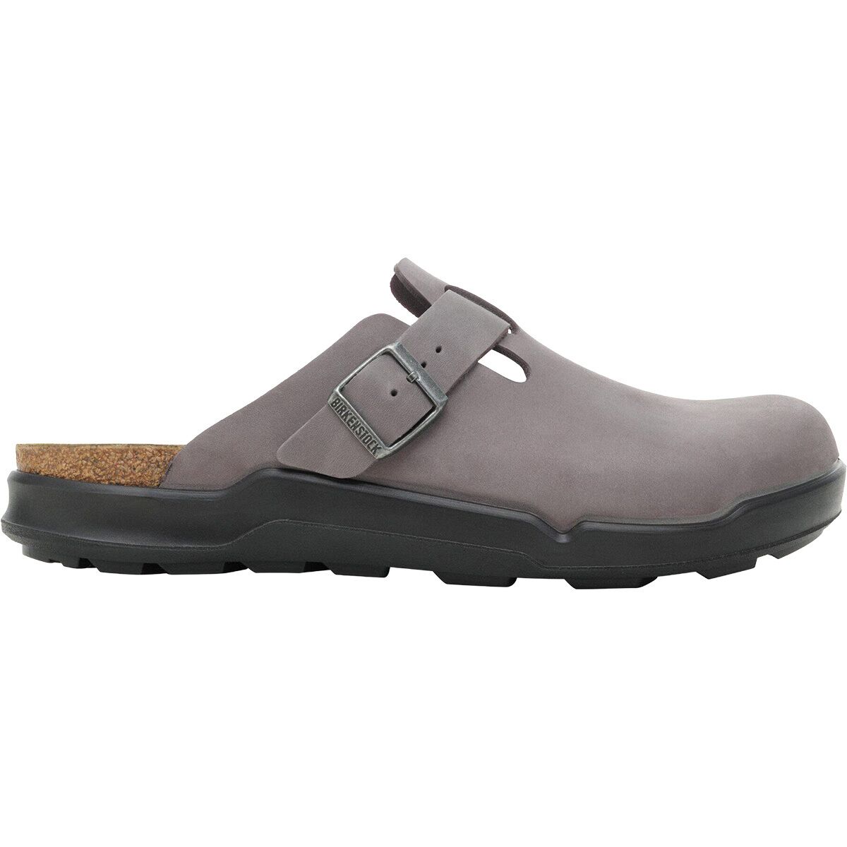 Image of Birkenstock Boston CT Clog - Men's Iron Oiled Leather, 42.0