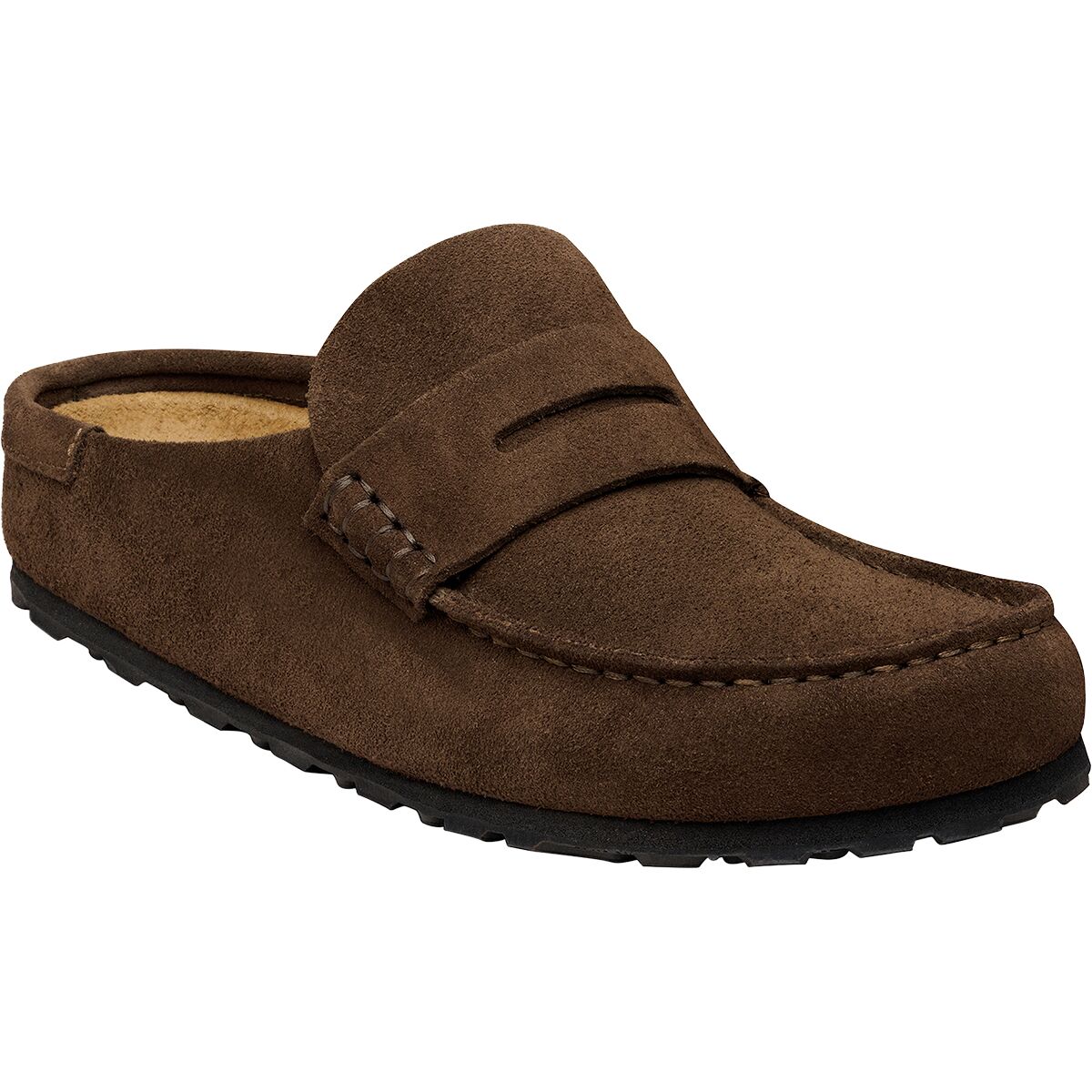 Image of Birkenstock Naples Wrapped Bold Grip Narrow Shoe - Women's Carafe Suede, 41.0