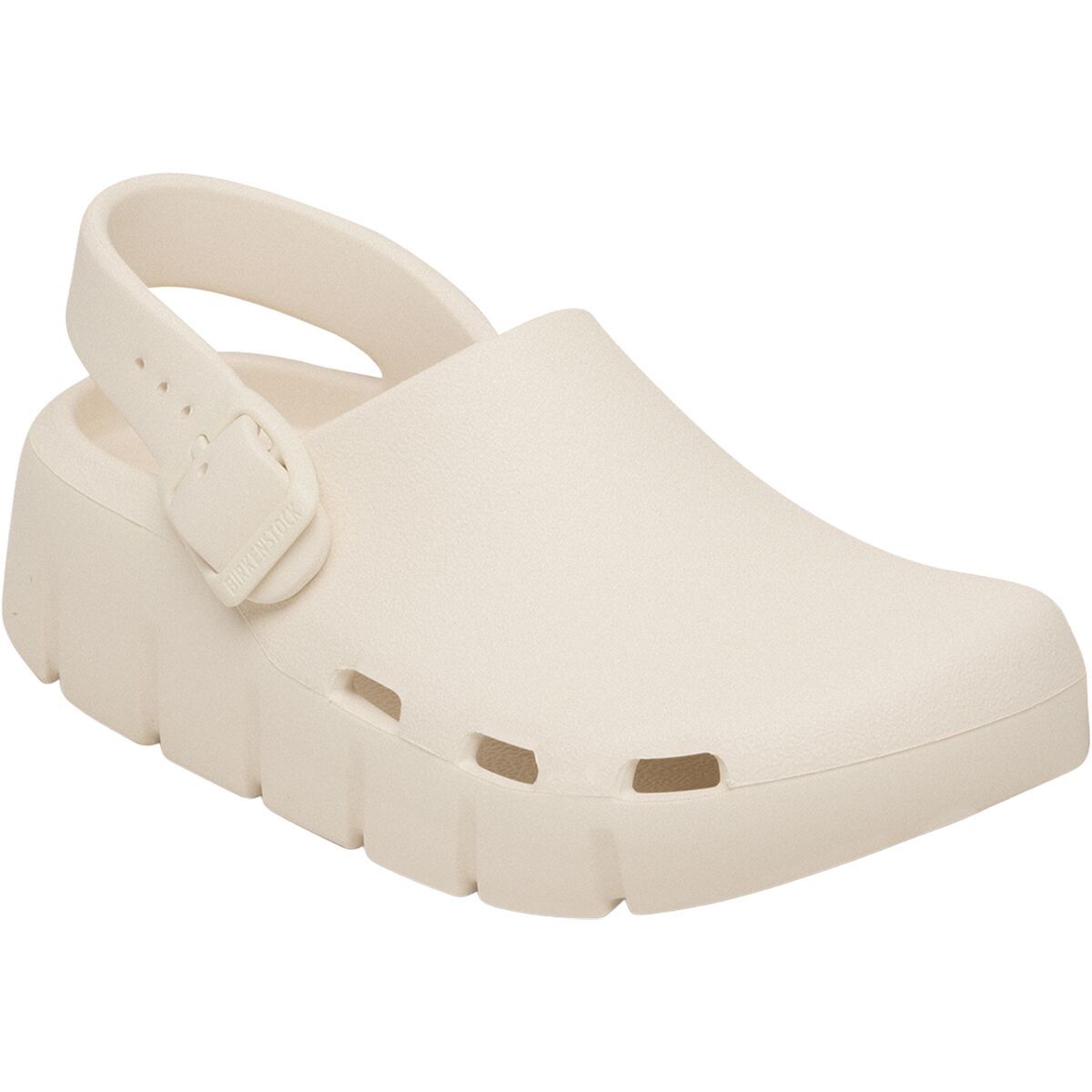Image of Birkenstock Birki Flow Fixed Strap Sandal - Toddlers' EVA Eggshell, 27.0
