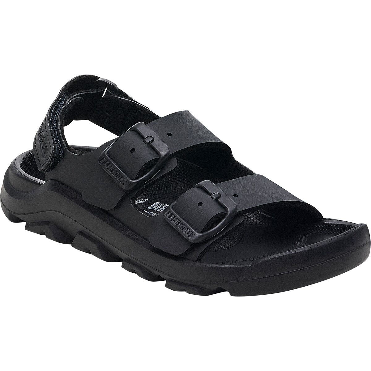 Image of Birkenstock Mogami Hook & Loop Sandal - Toddlers' Apex Black Birko Flor, 26.0