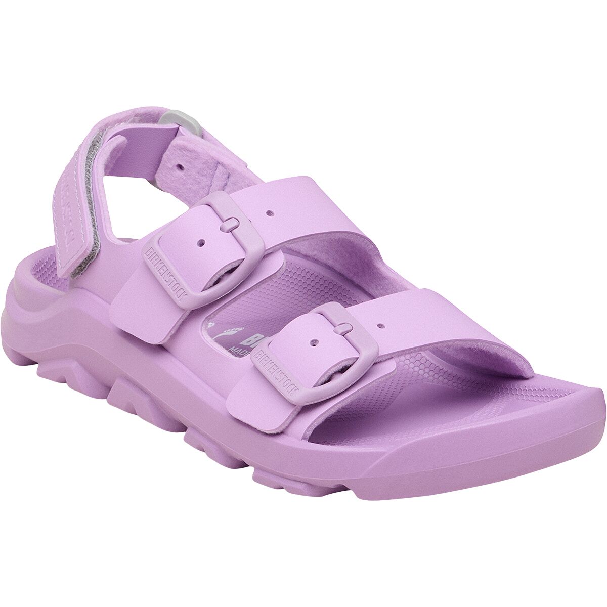 Image of Birkenstock Mogami Hook & Loop Sandal - Toddlers' Crocus Birko Flor, 25.0