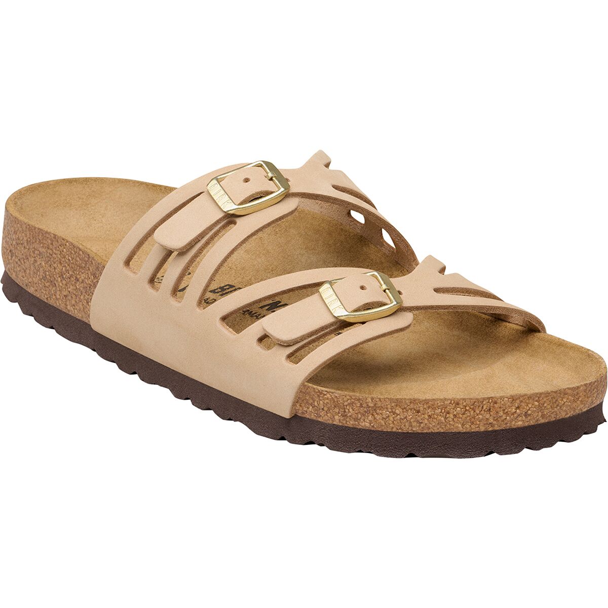 Image of Birkenstock Granada Sandal - Women's Sandcastle Nubuck, 37.0