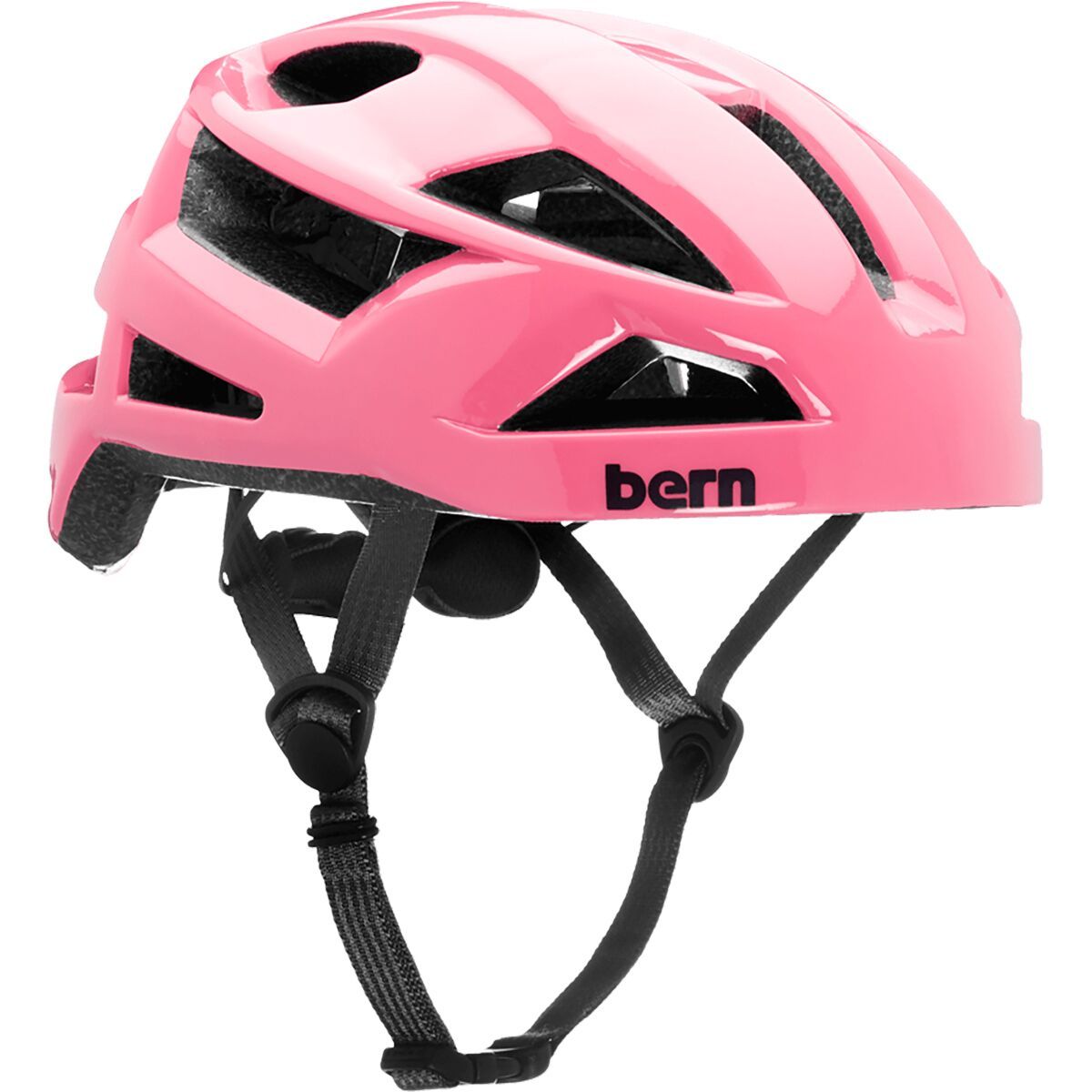 Bern FL-1 Libre Road Bike Helmet Satin Hot Pink, M