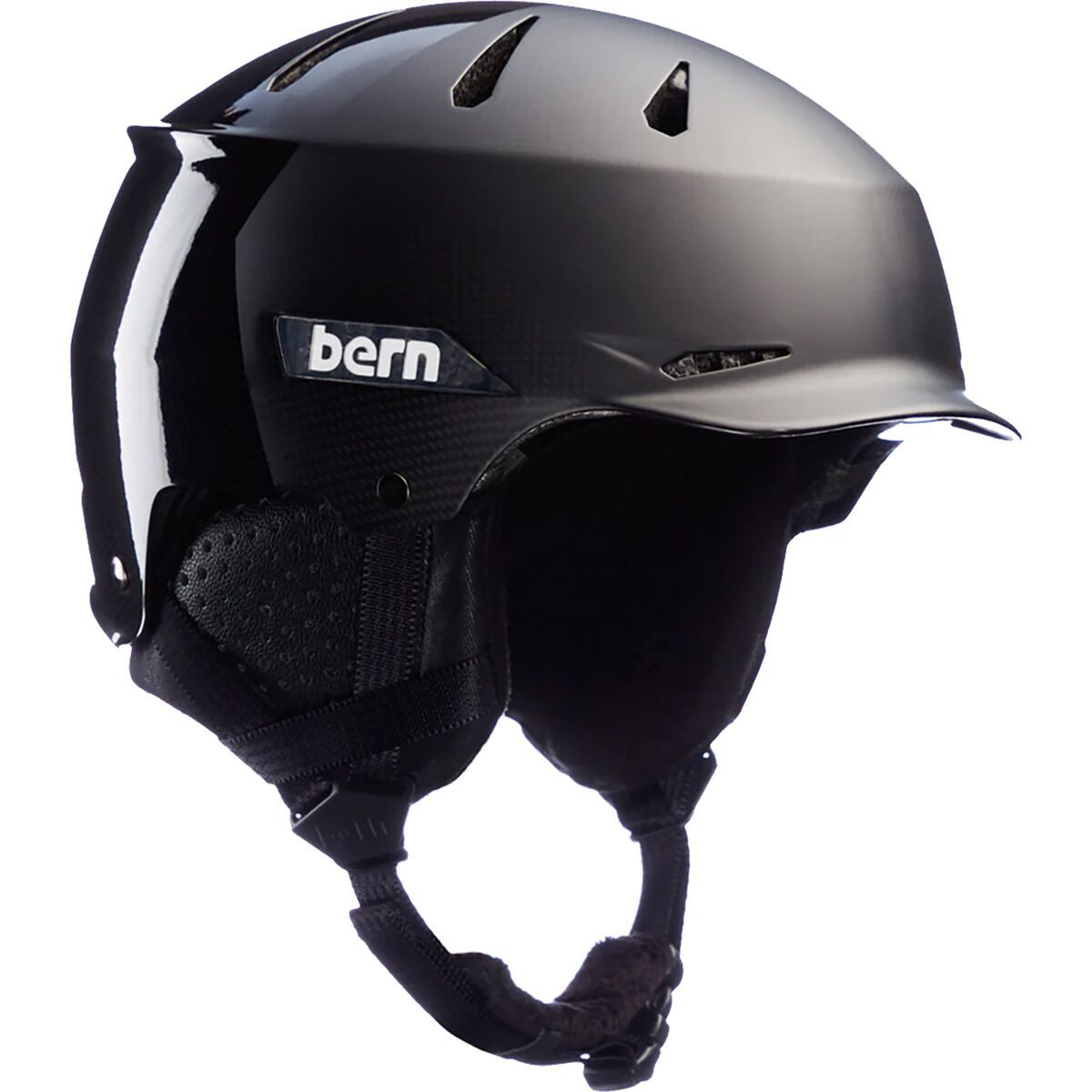 Bern Hendrix Carbon Mips Helmet Matte Black Hatstyle, L