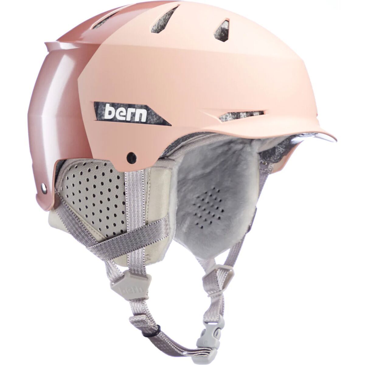 Bern Hendrix Mips Helmet Metallic Rose Gold Hatstyle, L