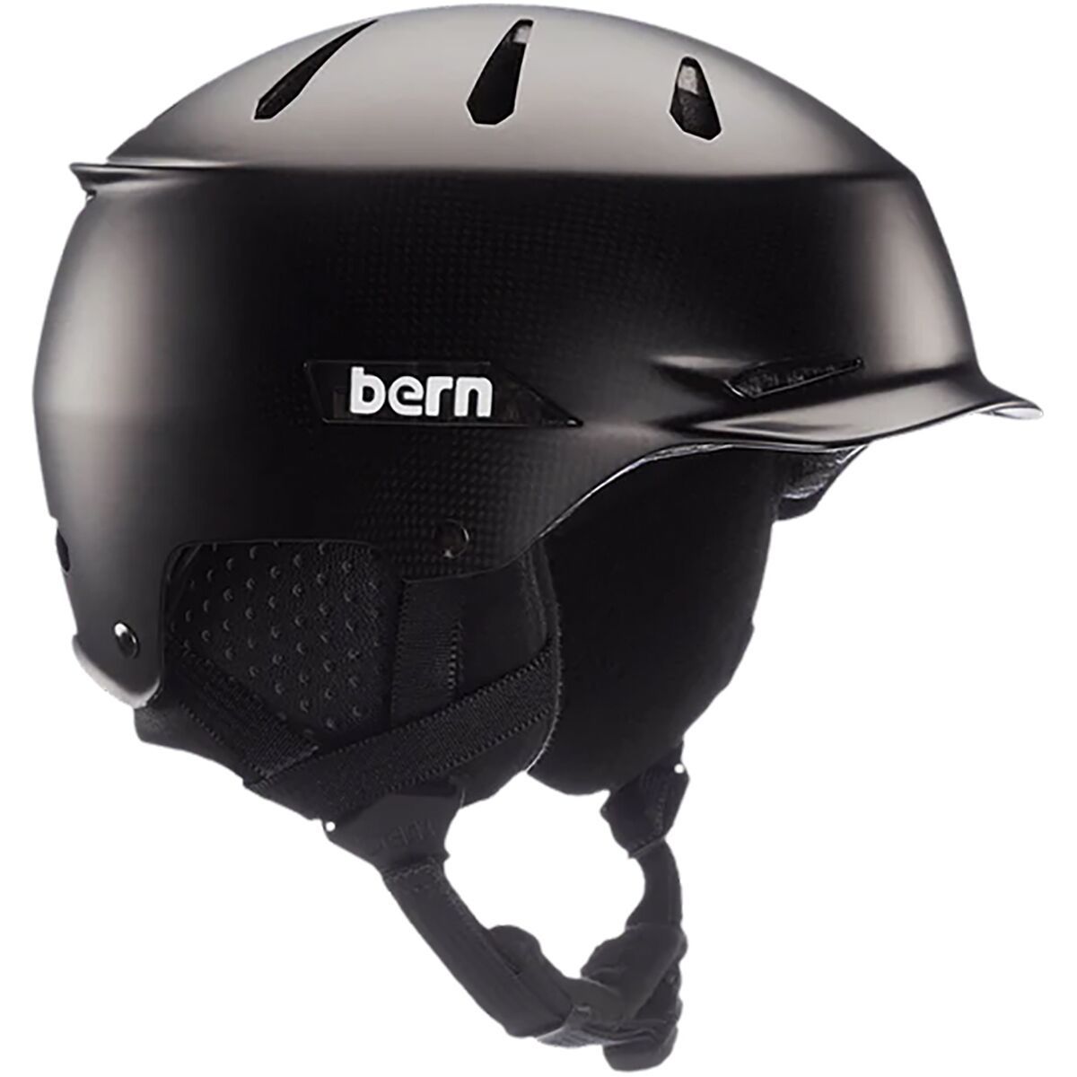 Image of Bern Hendrix Carbon Fiber DVRT Helmet Semigloss Black, L
