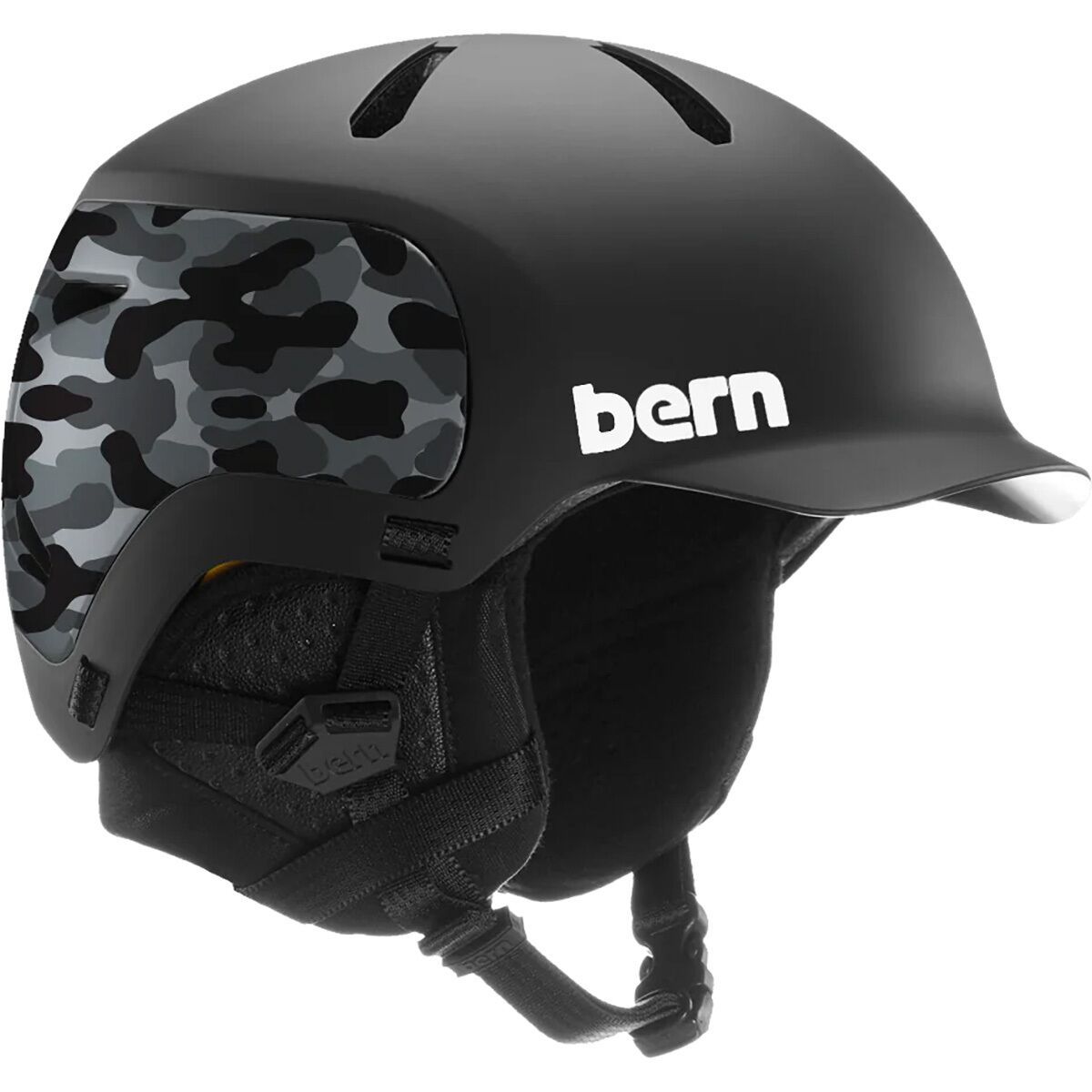 Bern Watts 2.0 Mips Helmet Matte Black/Camo, S
