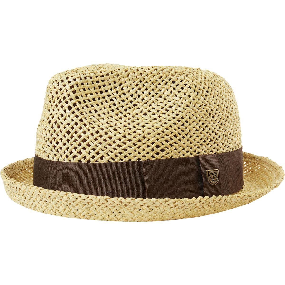 castor toyo straw fedora hat