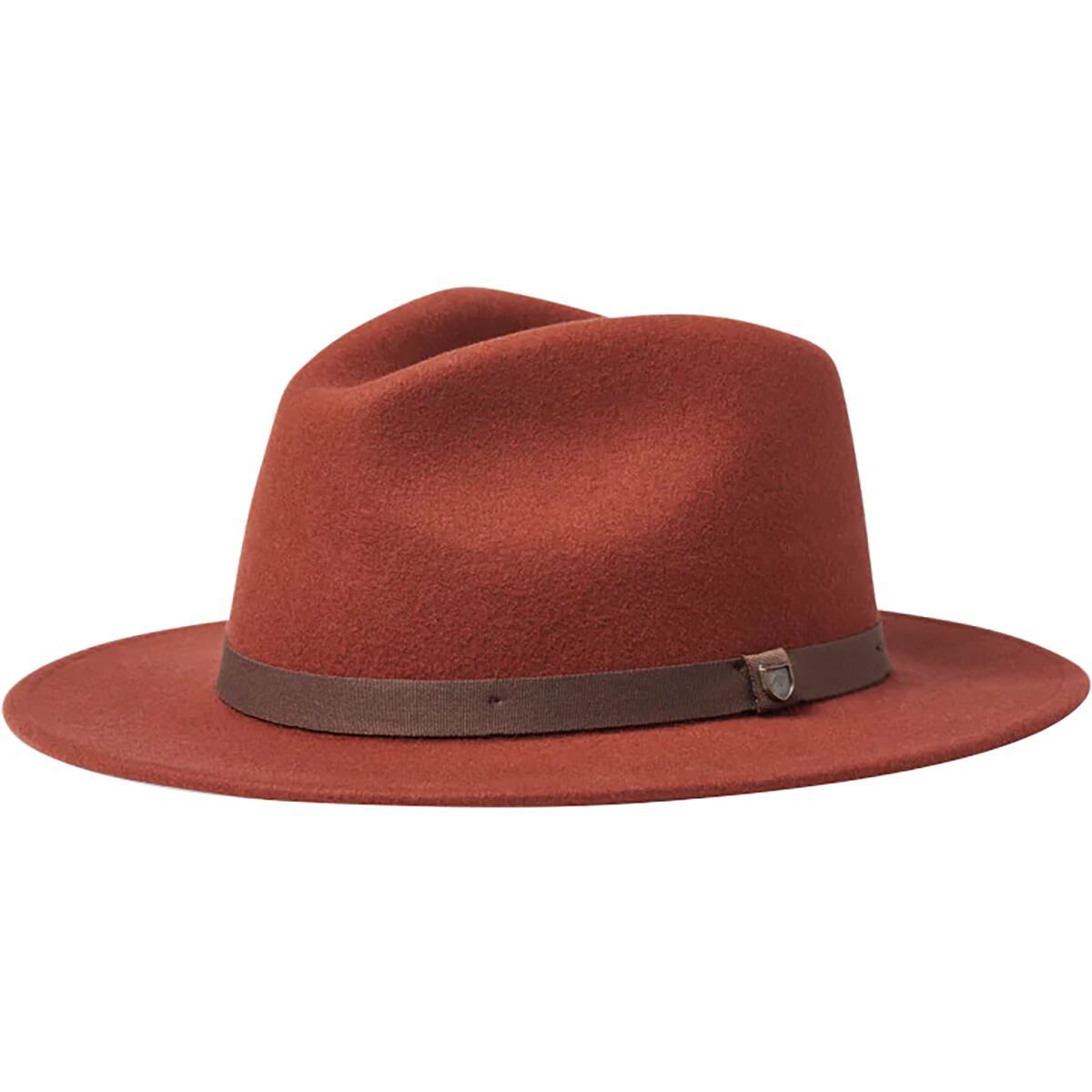 Brixton Messer Packable Fedora Burnt Henna, S