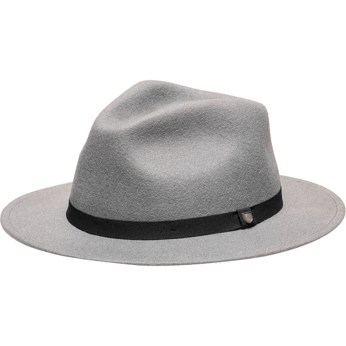 Brixton Messer Packable Fedora Grey, XS