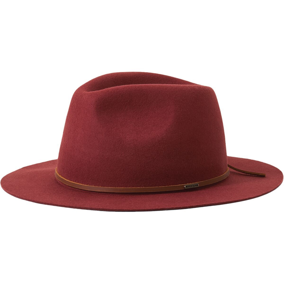 Brixton Wesley Fedora Dark Brick, XS
