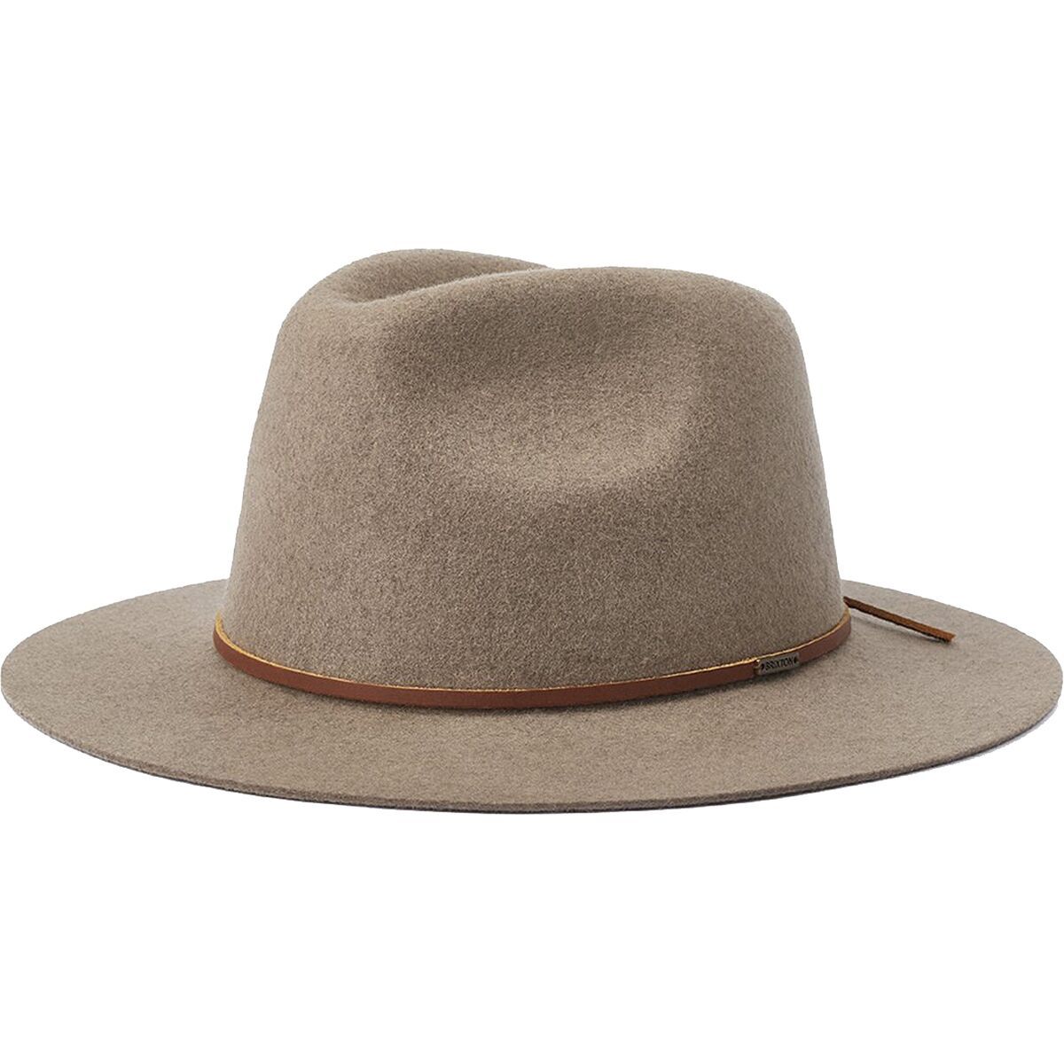 Brixton Wesley Fedora Heather Natural, M