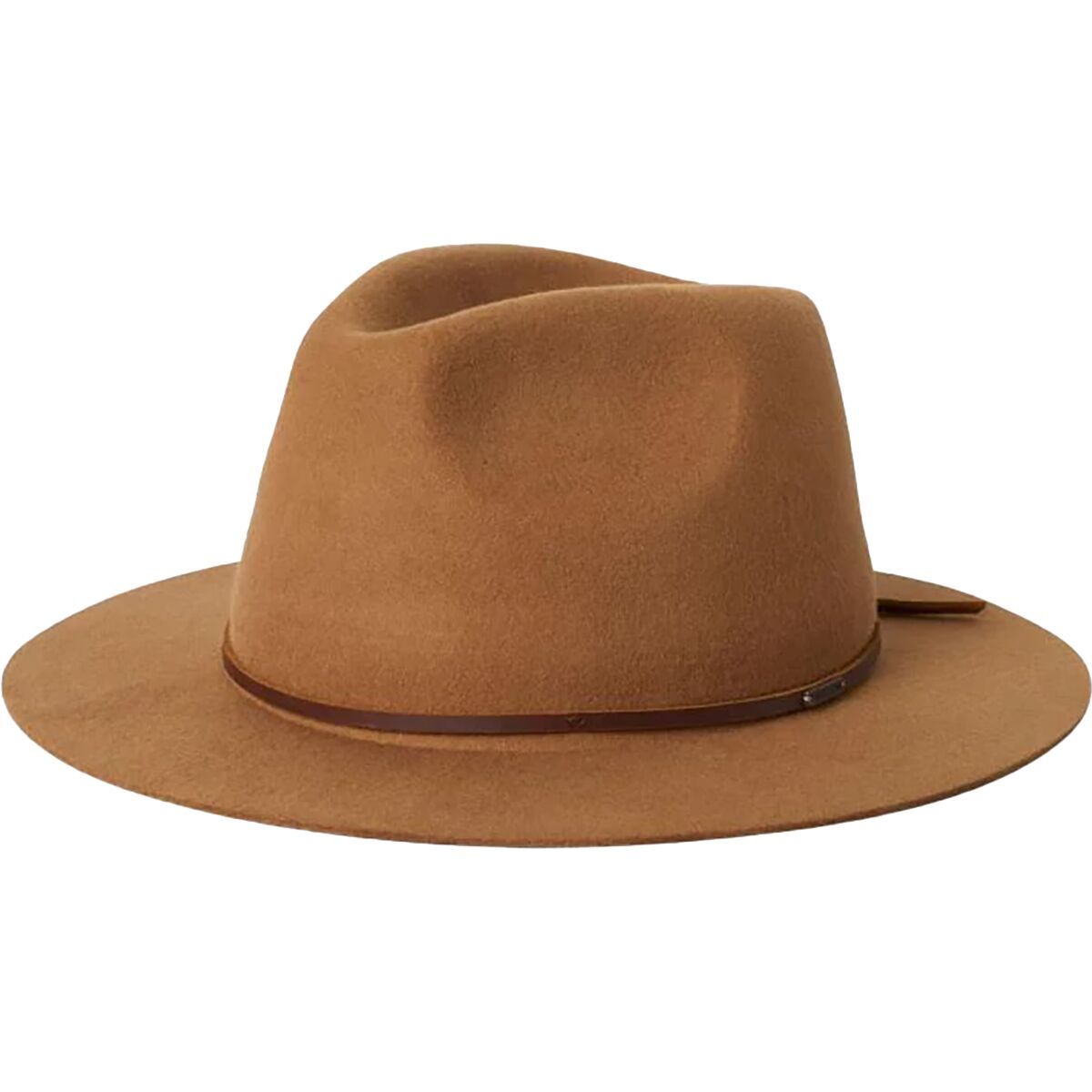 Brixton Wesley Packable Fedora Golden Brown, L